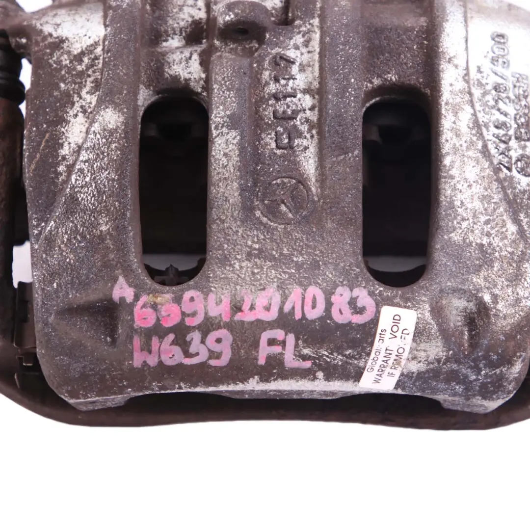 Mercedes Vito W639 Pinza de Freno Delantera Izquierda Bosch 300X28 - SKU A6394201083 - Número de pieza A6394201083