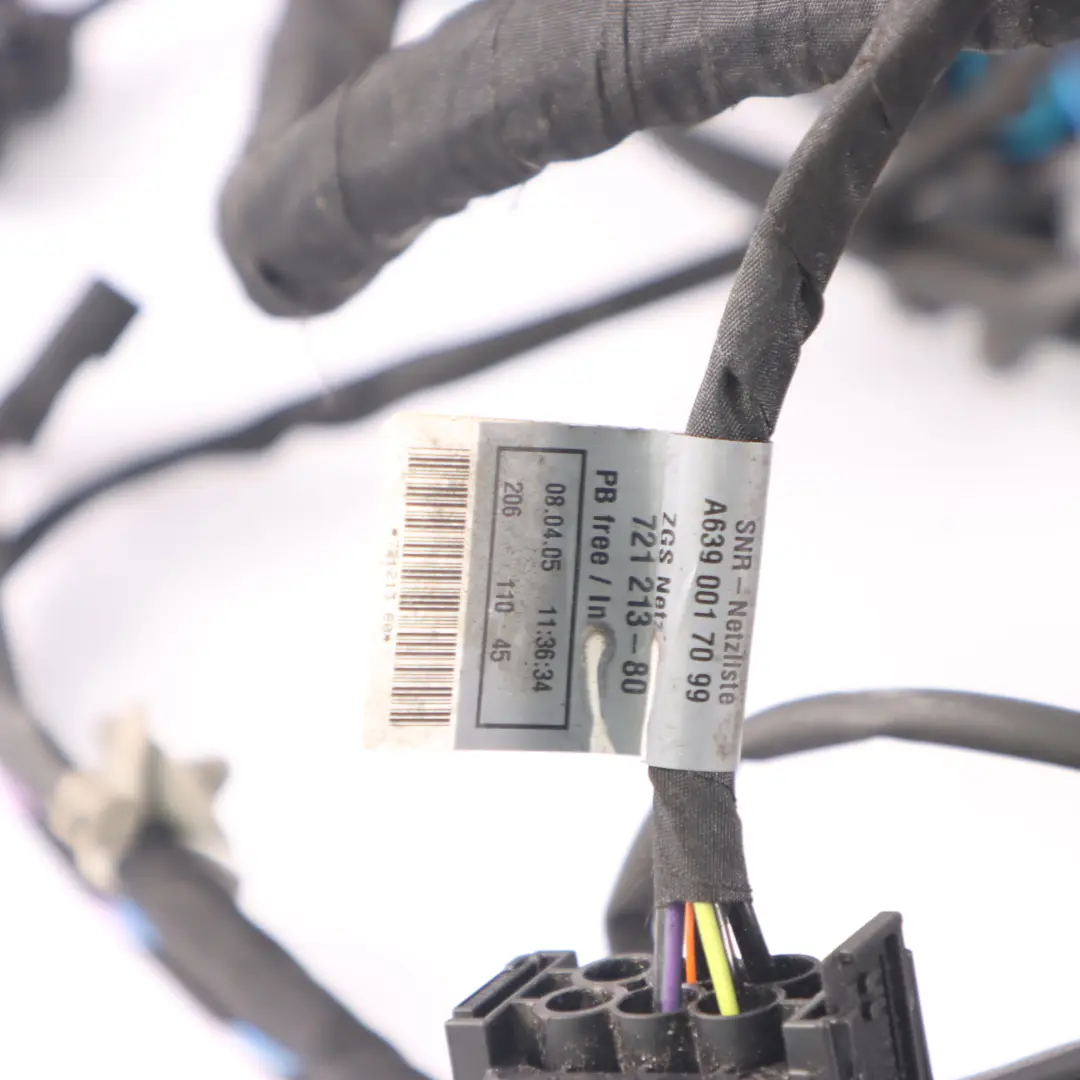 OM646 Diesel Engine Wiring Cable Loom Harness to Mercedes Vito W639 with Part number A6394400105 Mercedes Vito W639 OM646 Diesel Engine Wiring Cable Loom Harness - SKU A6394400105 - Part number A6394400105