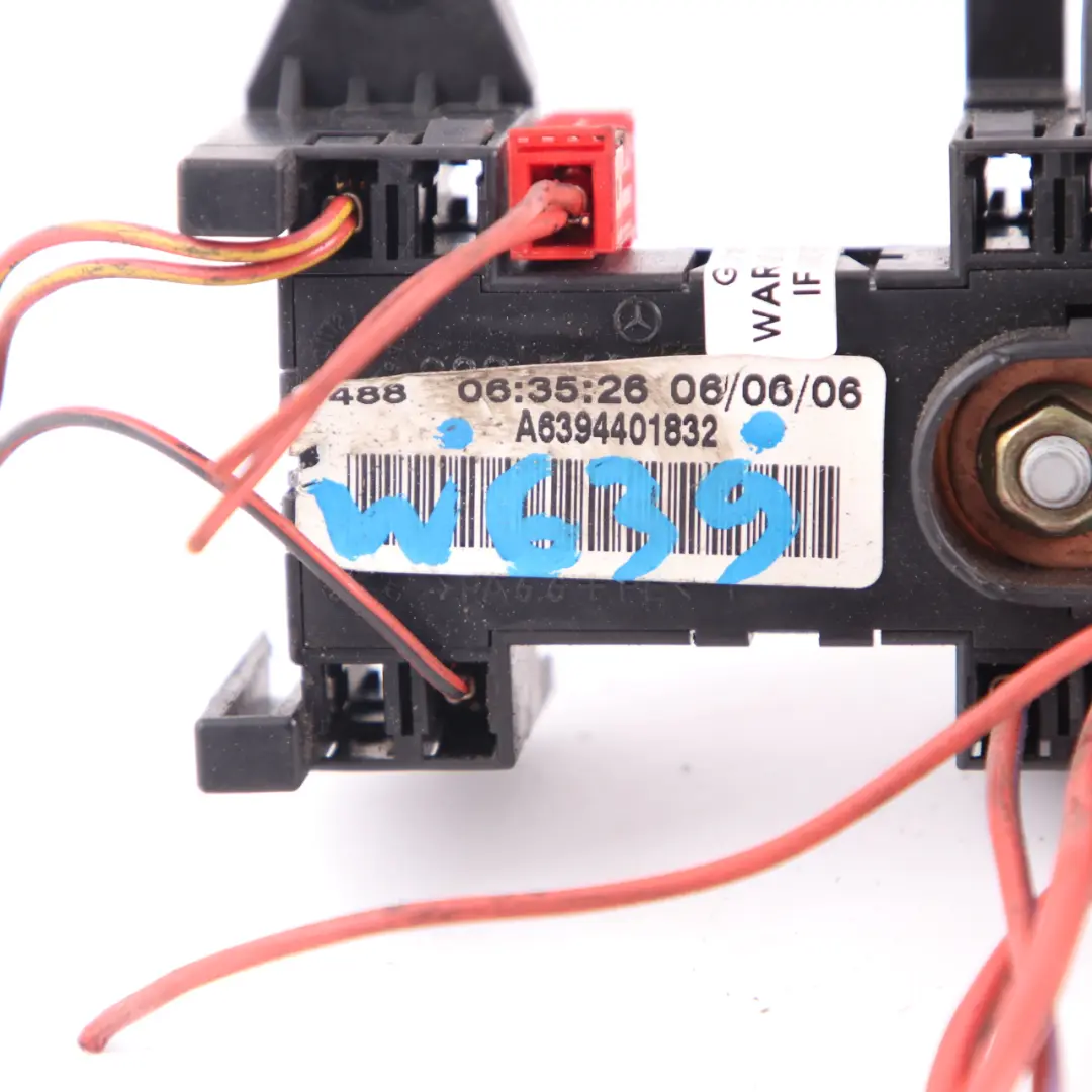Fuse Box Control Unit Module to Mercedes W639 with Part number A6394401832 Mercedes W639 Fuse Box Control Unit Module - SKU A6394401832 - Part number A6394401832