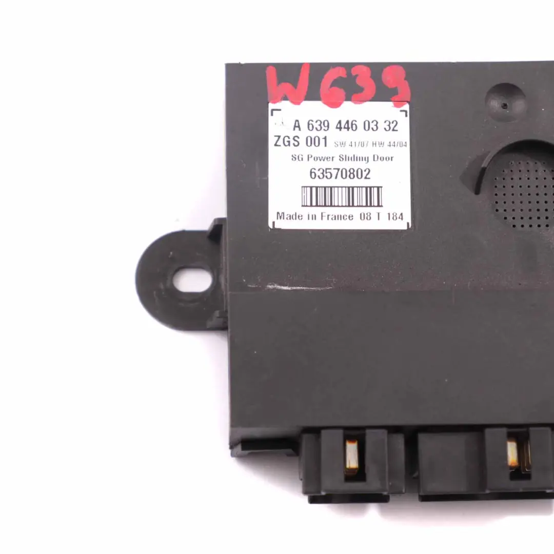 Side Sliding Door Control Unit Module Mercedes Vito Viano W639 - SKU A6394460332 - Part number A6394460332
