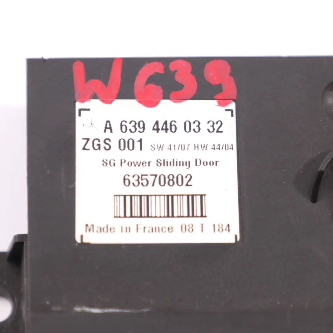 Side Sliding Door Control Unit Module to Mercedes Vito Viano W639 with Part number A6394460332 Mercedes Vito Viano W639 Side Sliding Door Control Unit Module - SKU A6394460332 - Part number A6394460332