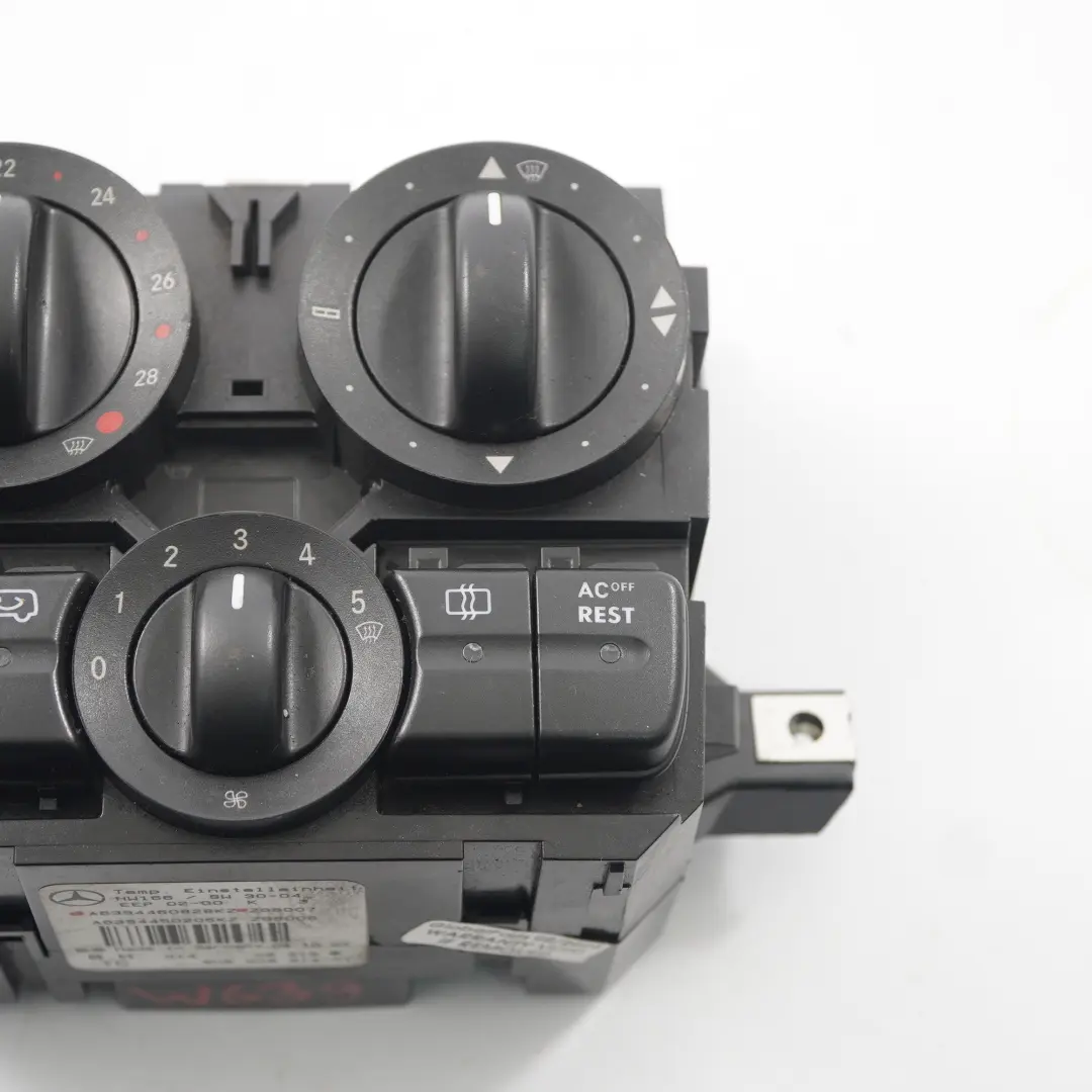 Mercedes Vito Viano W639 AC Climate Heater Control Unit Switch Panel - SKU A6394460828 - Part number A6394460828
