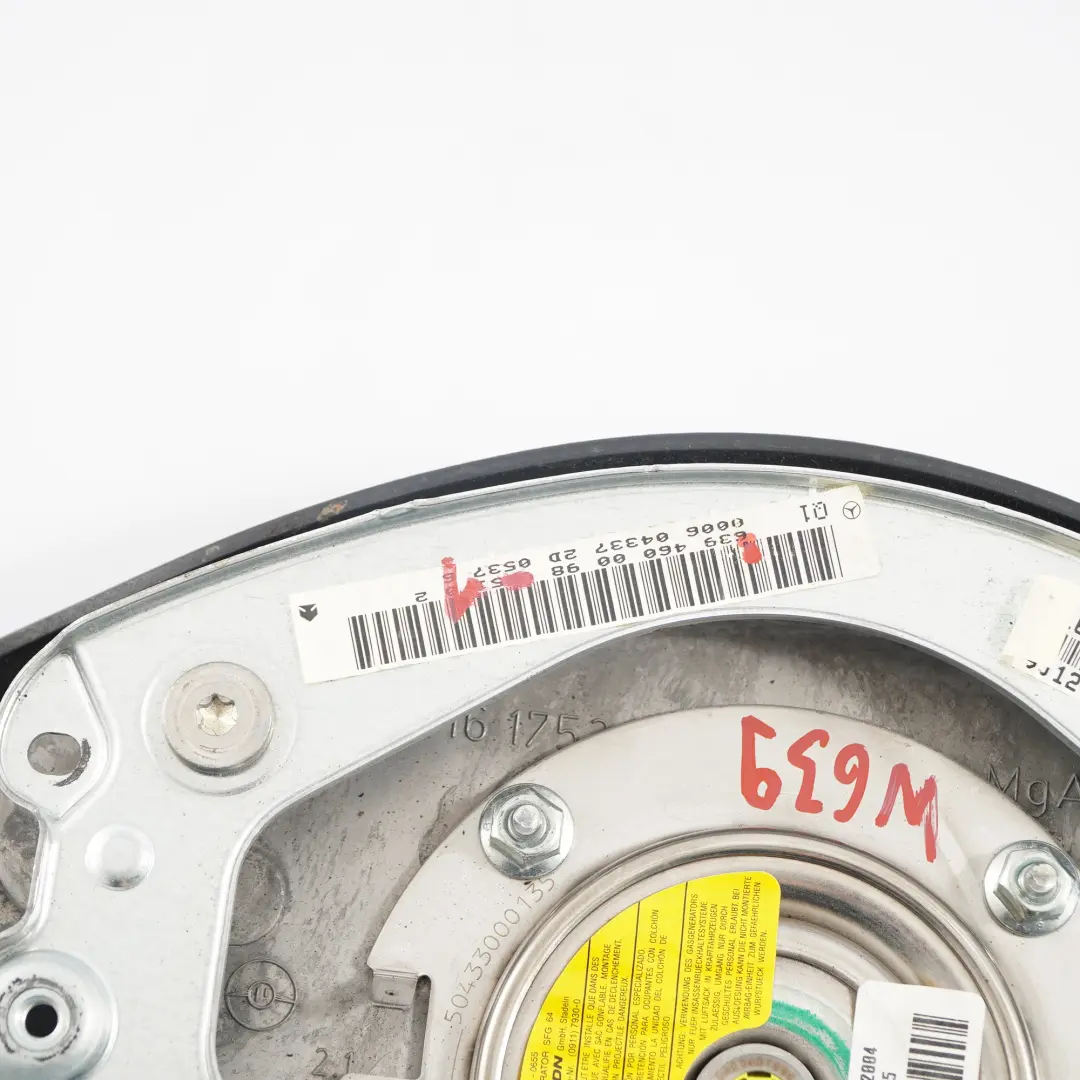 Airbag Borsa Modulo Aria Nero per Mercedes Vito Viano W639 Volante con numero di parte A6394600098 Mercedes Vito Viano W639 Volante Airbag Borsa Modulo Aria Nero - SKU A6394600098-1 - Numero di parte A6394600098