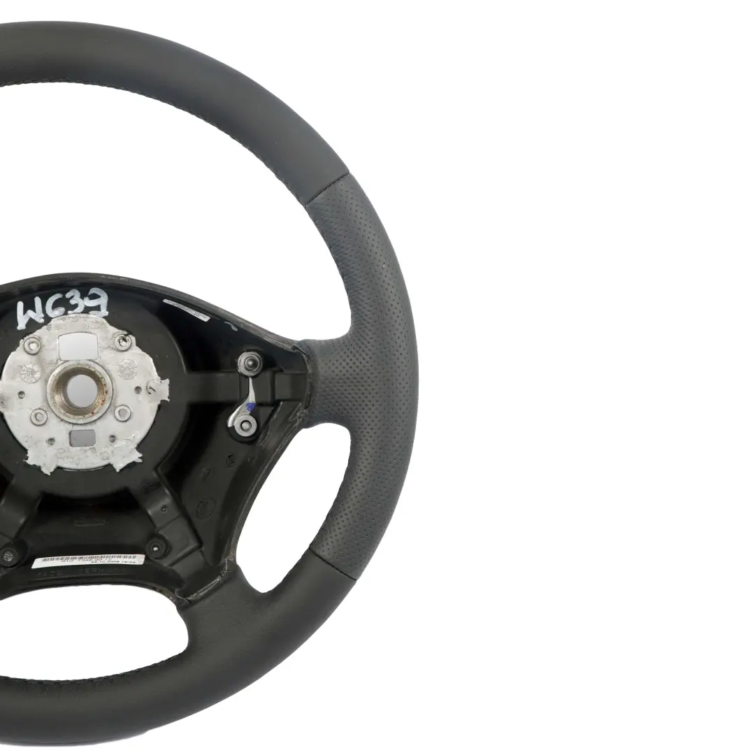 Mercedes-Benz Vito Viano W639 NUEVO volante De cuero negro con hilo negro para con número de pieza A6394640001 Mercedes-Benz Vito Viano W639 NUEVO volante De cuero negro con hilo negro - SKU A6394640001-1 - Número de pieza A6394640001