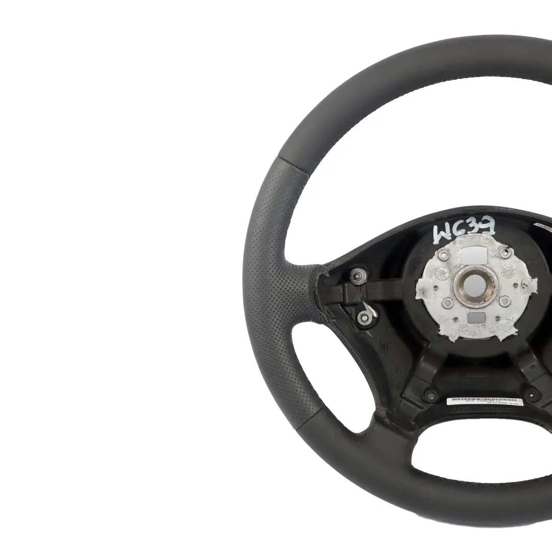Mercedes-Benz Vito Viano W639 NUEVO volante De cuero negro con hilo negro para con número de pieza A6394640001 Mercedes-Benz Vito Viano W639 NUEVO volante De cuero negro con hilo negro - SKU A6394640001-1 - Número de pieza A6394640001