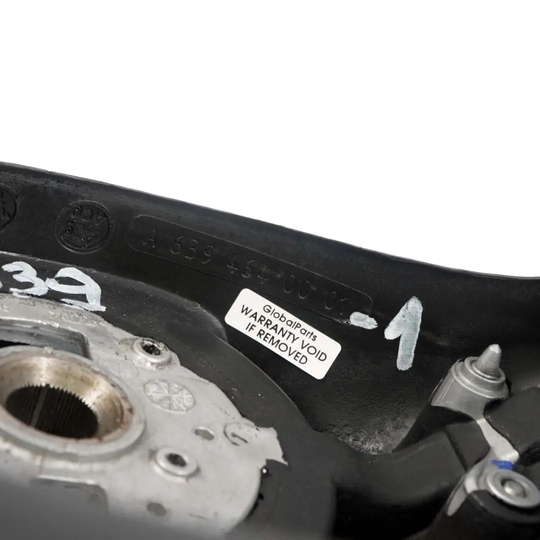 Mercedes-Benz Vito Viano W639 NEW Black Leather Steering Wheel with Black Thread to with Part number A6394640001 Mercedes-Benz Vito Viano W639 NEW Black Leather Steering Wheel with Black Thread - SKU A6394640001-1 - Part number A6394640001