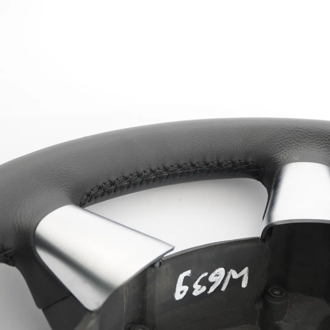Leather Steering Wheel with Black Thread to Mercedes Vito Viano W639 NEW Black with Part number A6394640401 Mercedes Vito Viano W639 NEW Black Leather Steering Wheel with Black Thread - SKU A6394640401-1 - Part number A6394640401