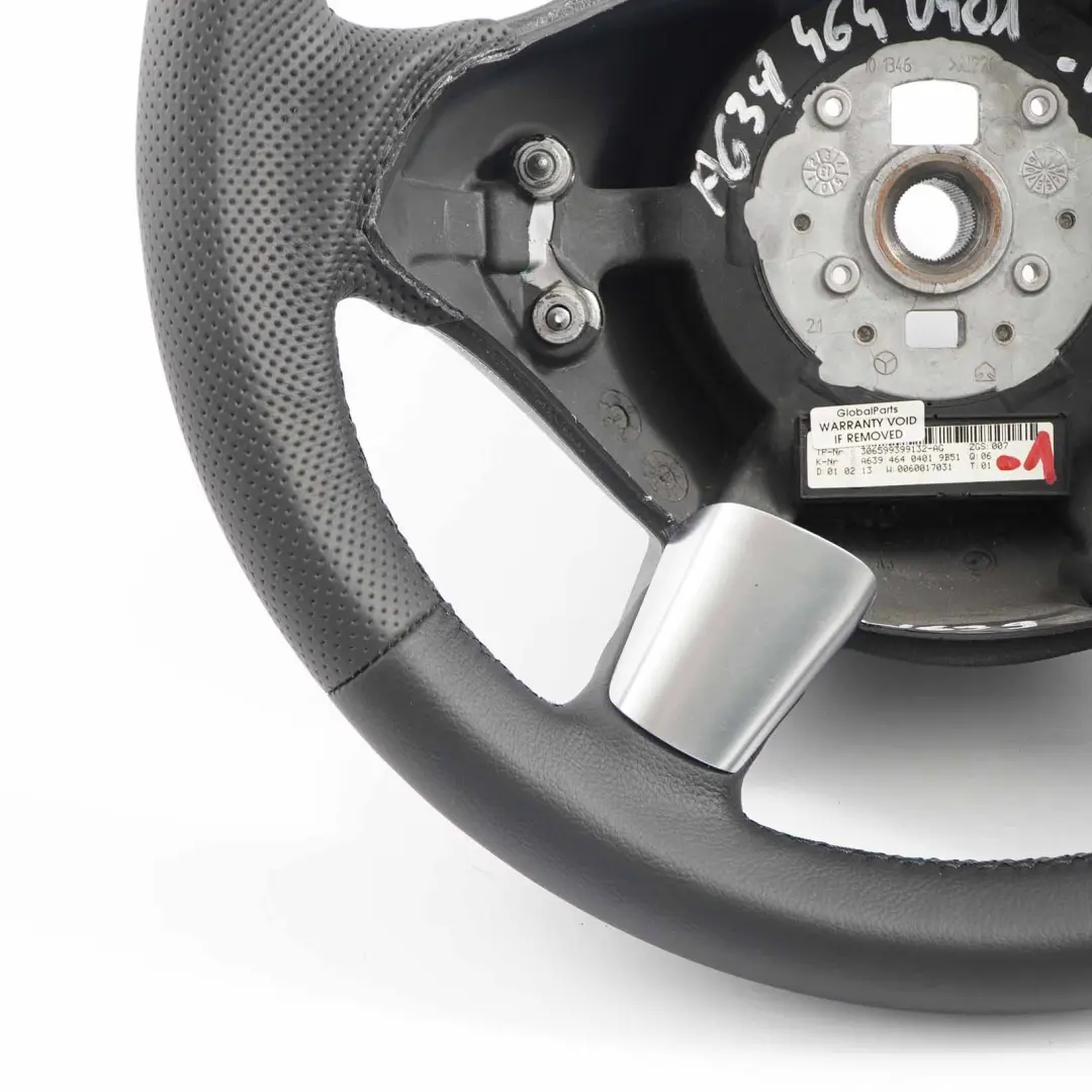  Mercedes-Benz Vito Viano W639 NUEVO volante De cuero negro con hilo negro - SKU A6394640401-1 - Número de pieza A6394640401