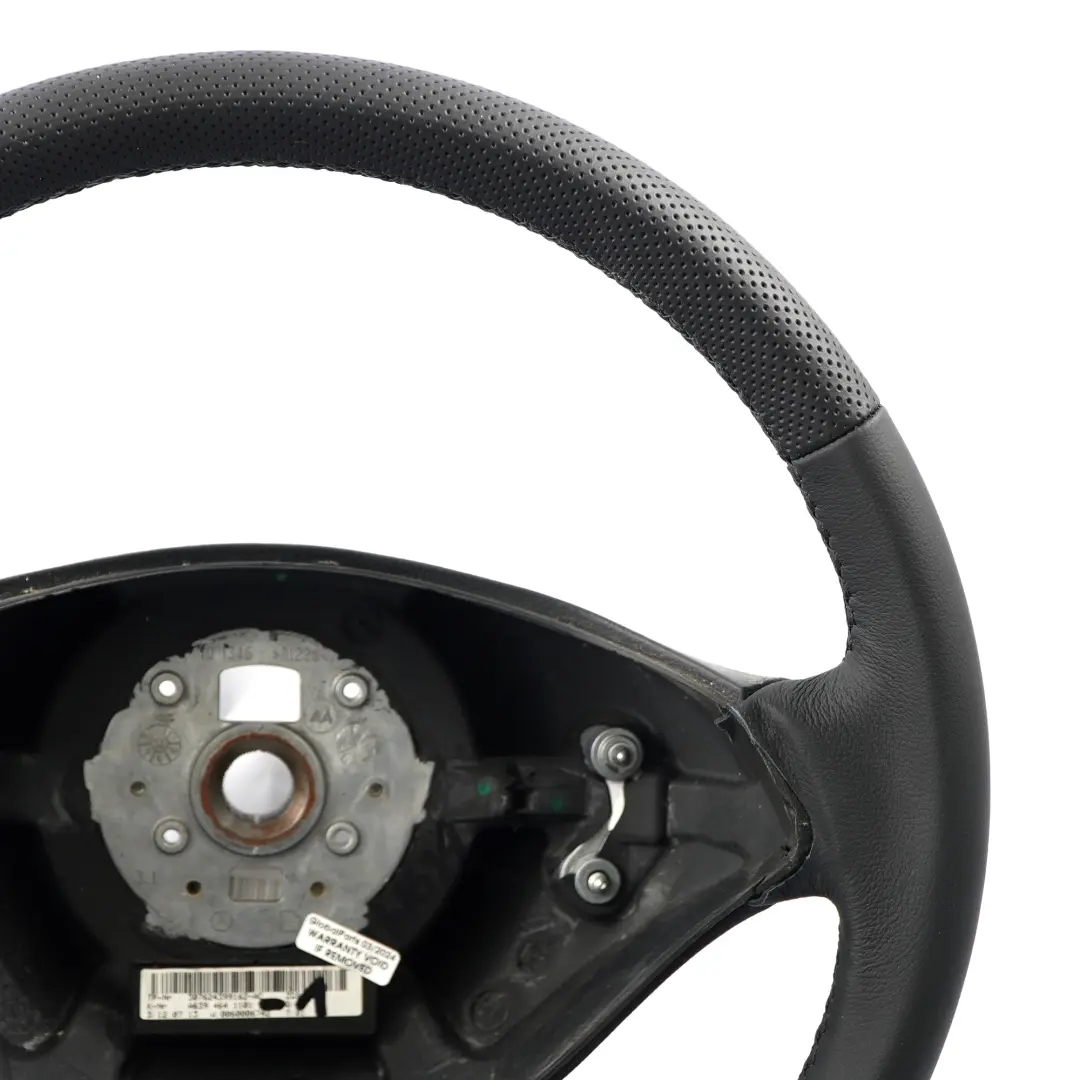 Mercedes Vito Viano W639 NEW Black Leather Steering Wheel Black Thread - SKU A6394641101-1 - Part number A6394641101
