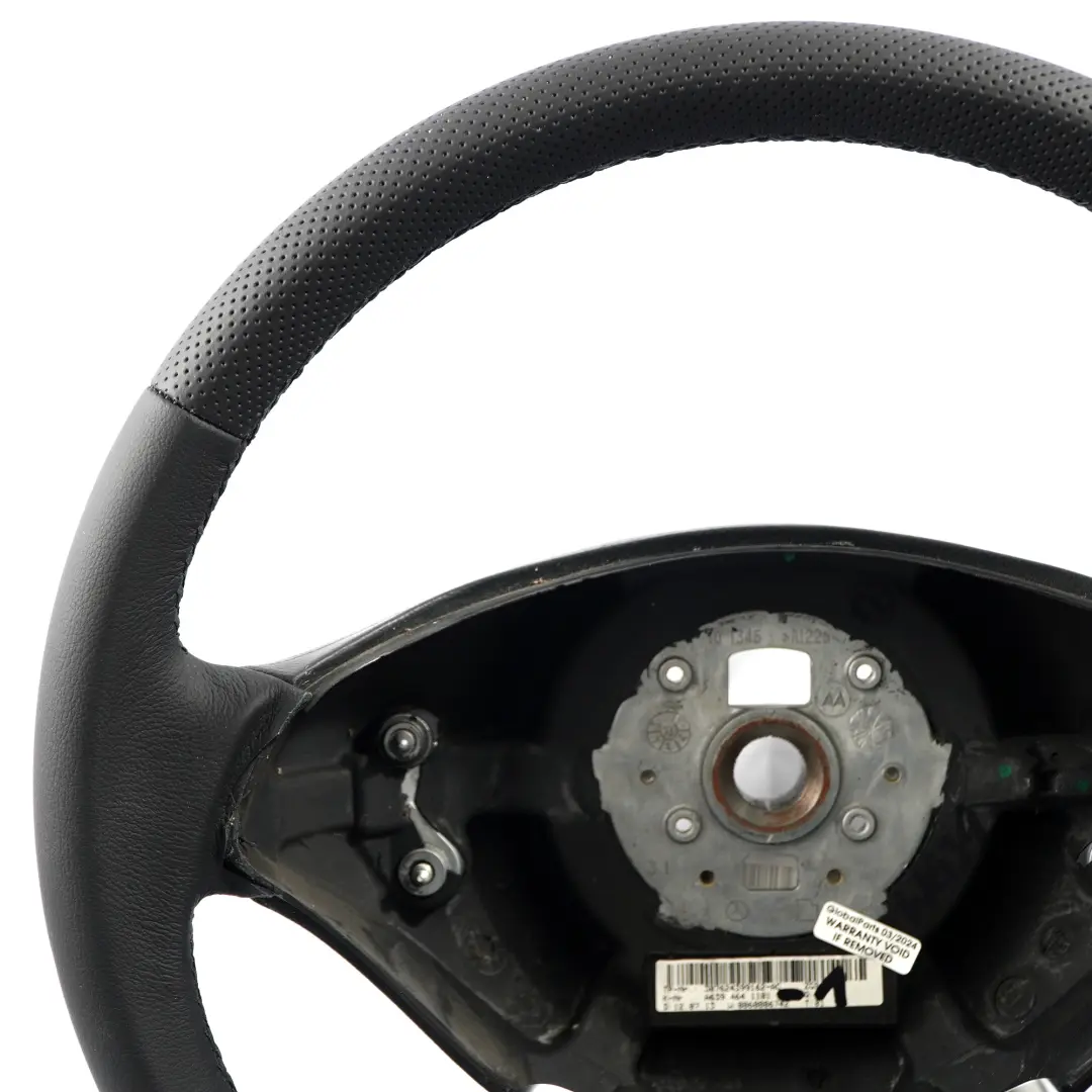 Mercedes Vito Viano W639 NEW Black Leather Steering Wheel Black Thread - SKU A6394641101-1 - Part number A6394641101