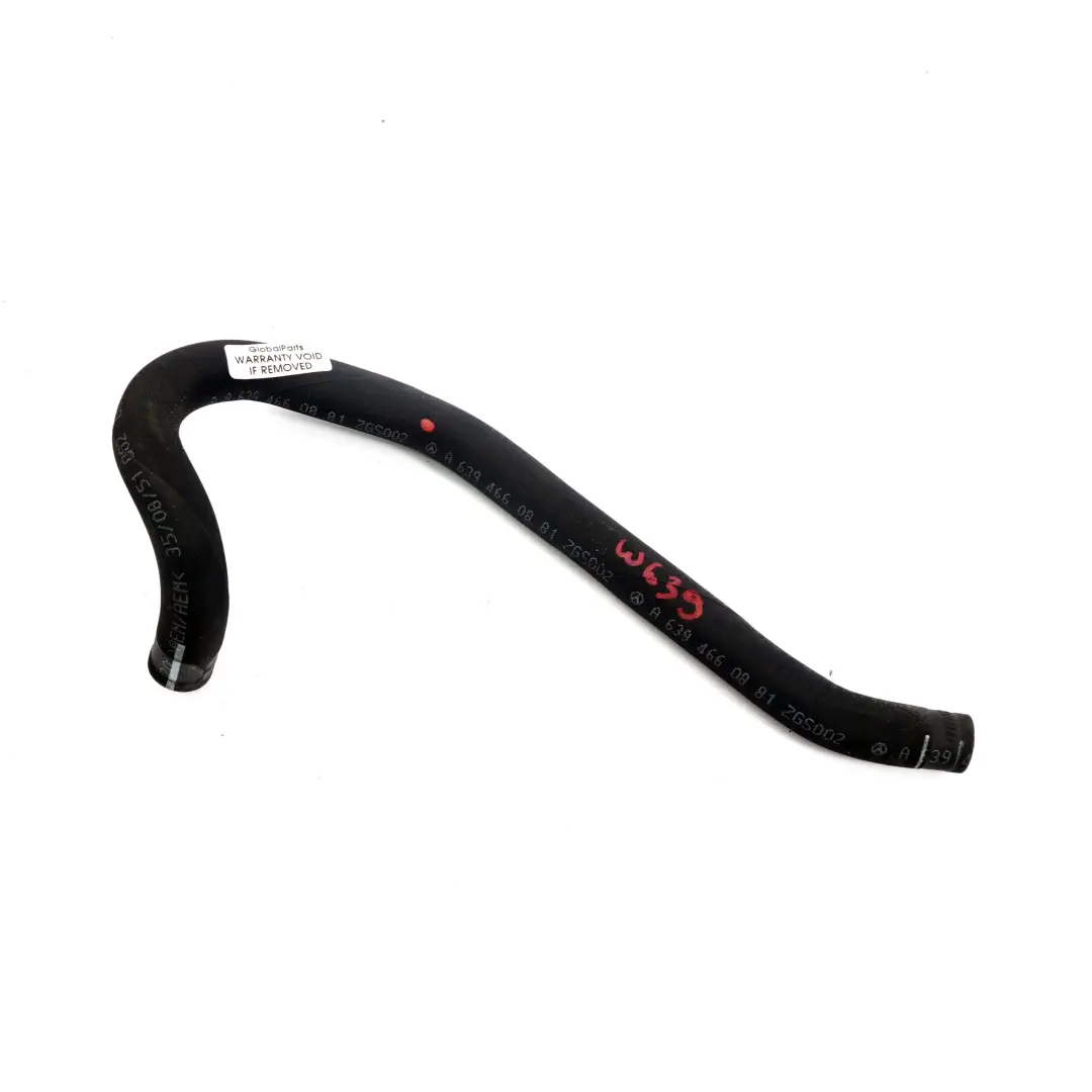  Oil Pipe Mercedes Vito W639 OM646 Diesel Steering Pump Radiator Line - SKU A6394660881 - Part number A6394660881