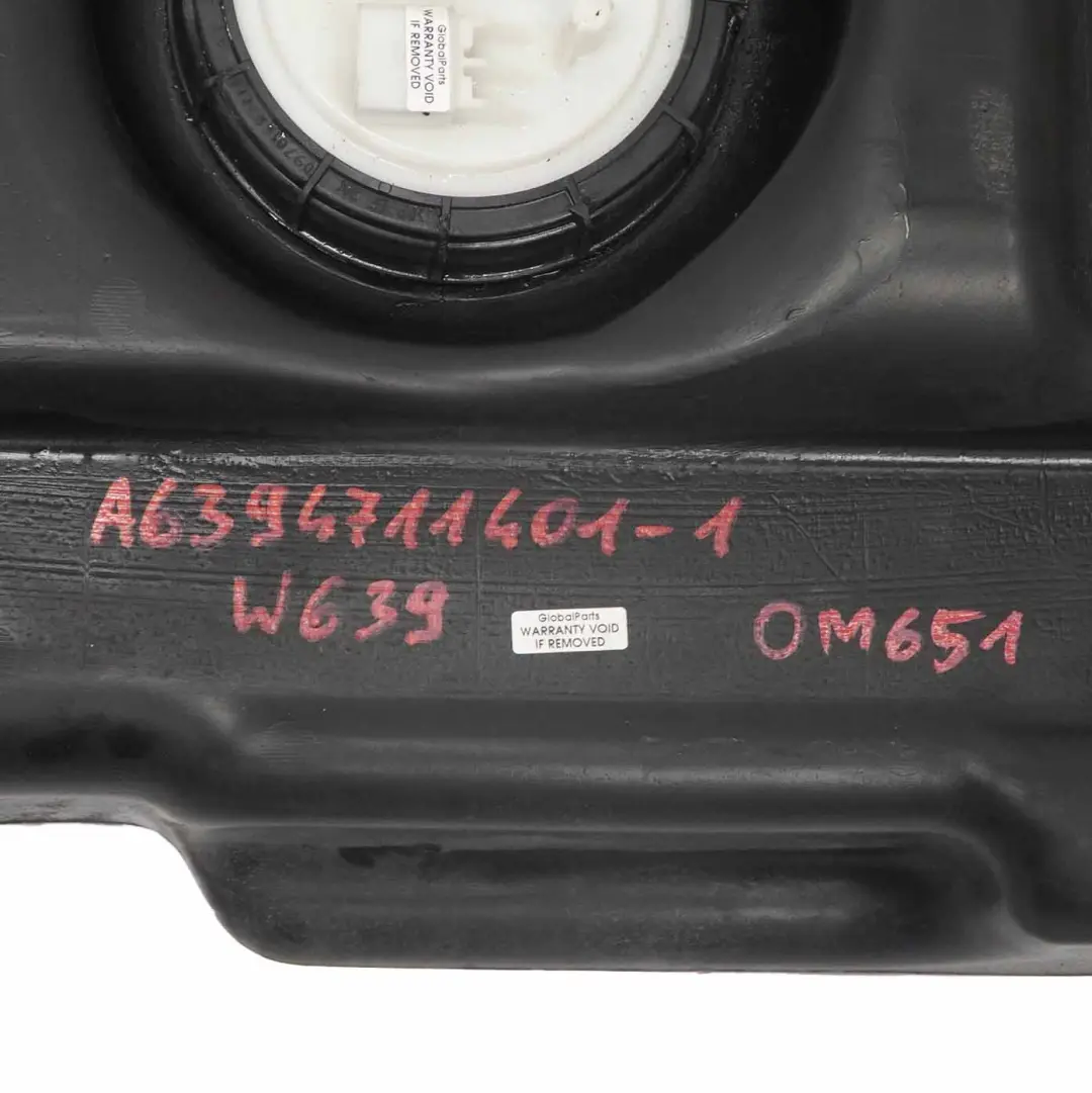 Mercedes W639 Diesel Réservoir De Carburant Complet 75L - SKU A6394711401-1 - Numéro de pièce A6394711401