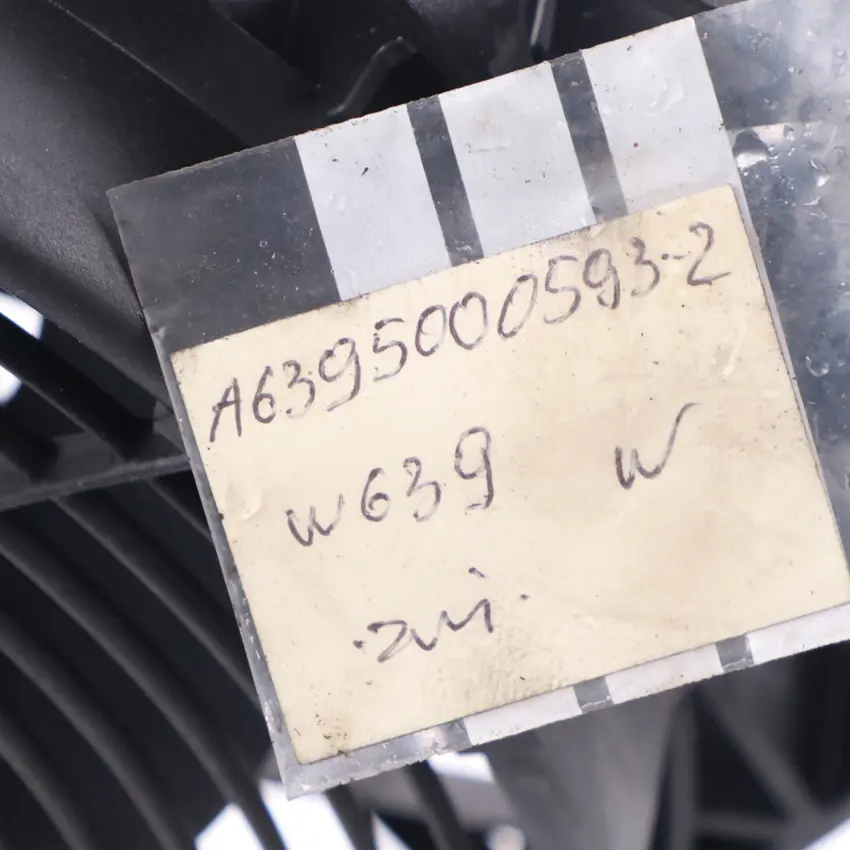 Mercedes Vito Viano W639 Fan Shroud Engine Cooling Radiator Fan - SKU A6395000593-2 - Part number A6395000593