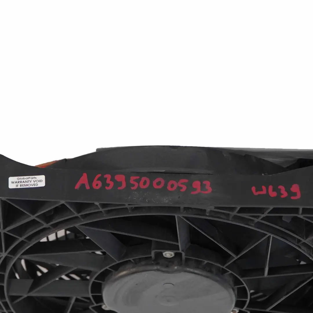 Fan Shroud Mercedes Vito Viano W639 Engine Cooling Radiator Fan to with Part number A6395000593 Fan Shroud Mercedes Vito Viano W639 Engine Cooling Radiator Fan - SKU A6395000593 - Part number A6395000593