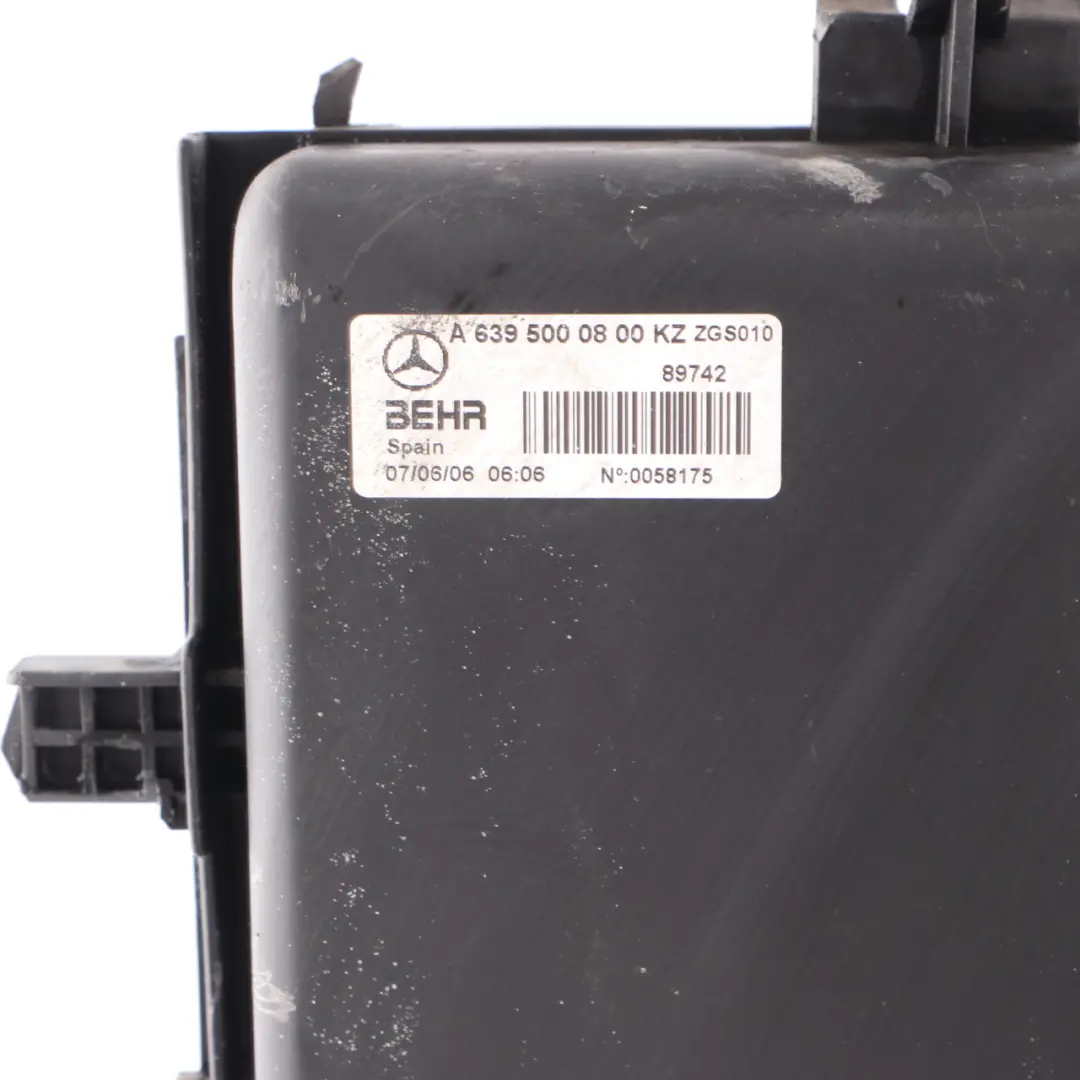 OM646 Cooling Radiator Fan Shroud Cover Frame to Mercedes Vito W639 with Part number A6395000800 Mercedes Vito W639 OM646 Cooling Radiator Fan Shroud Cover Frame - SKU A6395000800 - Part number A6395000800