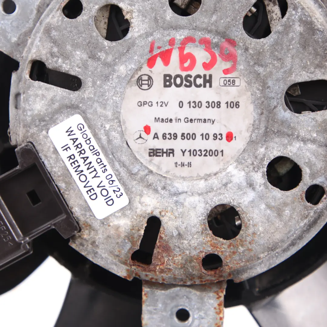 Lüfterhaube Kühlerlüfter Motorkühlmittel für Mercedes Vito Viano W639 mit Teilenummer A6395001093 Mercedes Vito Viano W639 Lüfterhaube Kühlerlüfter Motorkühlmittel - SKU A6395001093 - Teilenummer A6395001093