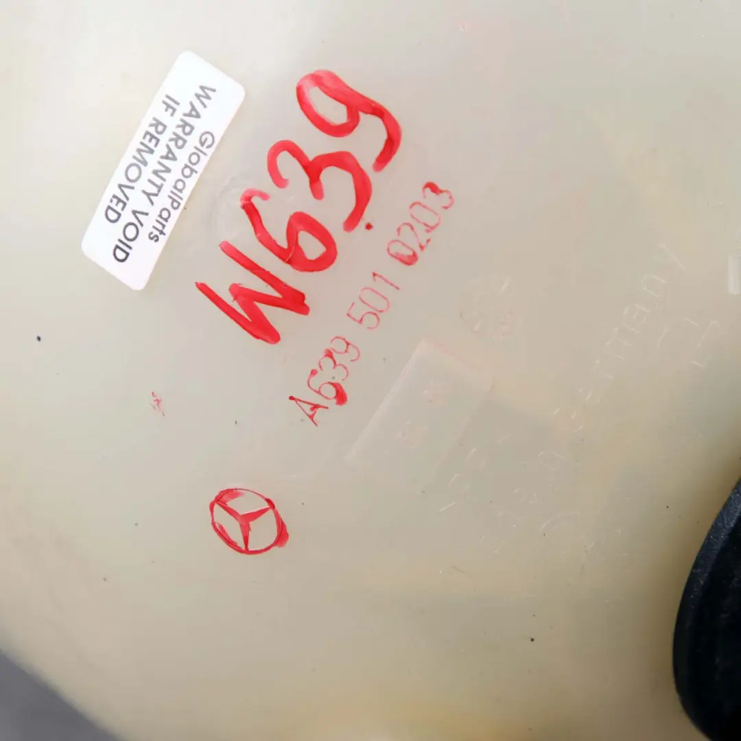 Ausgleichsbehälter Mercedes W639 Kühlmittelbehälter Flasche für mit Teilenummer A6395010503 Ausgleichsbehälter Mercedes W639 Kühlmittelbehälter Flasche - SKU A6395010503 - Teilenummer A6395010503