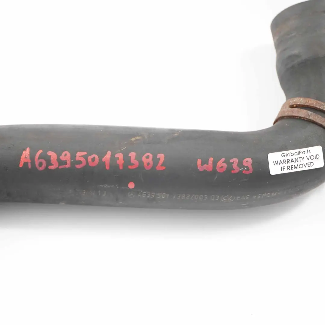 Mercedes W639 Przewód Wąż Rura Wody - SKU A6395017382 - Numer Części A6395017382