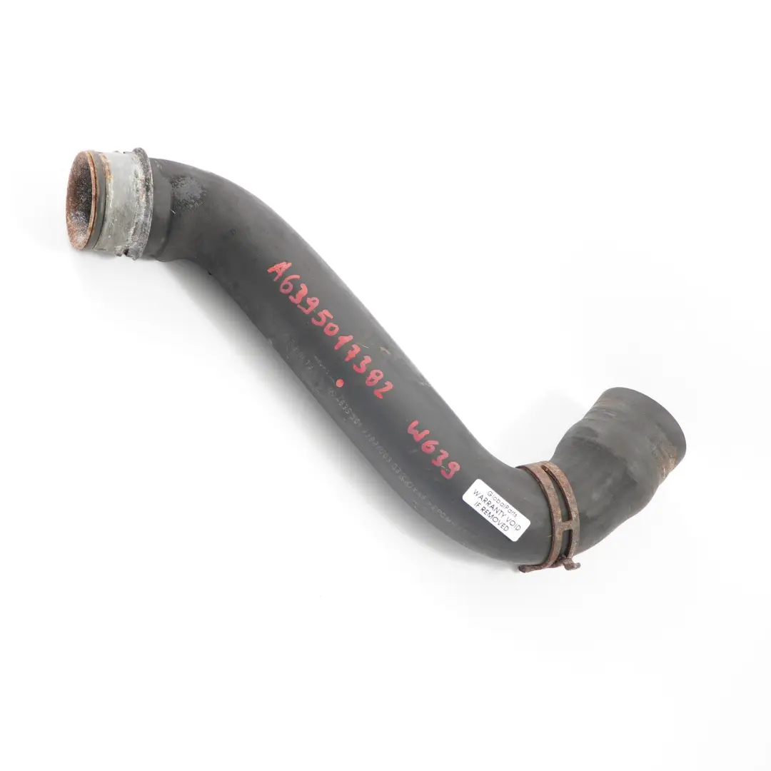 Tuyau d'eau Mercedes W639 Ligne de tuyau refroidissement du moteur pour à propos du numéro de pièce A6395017382 Tuyau d'eau Mercedes W639 Ligne de tuyau refroidissement du moteur - SKU A6395017382 - Numéro de pièce A6395017382
