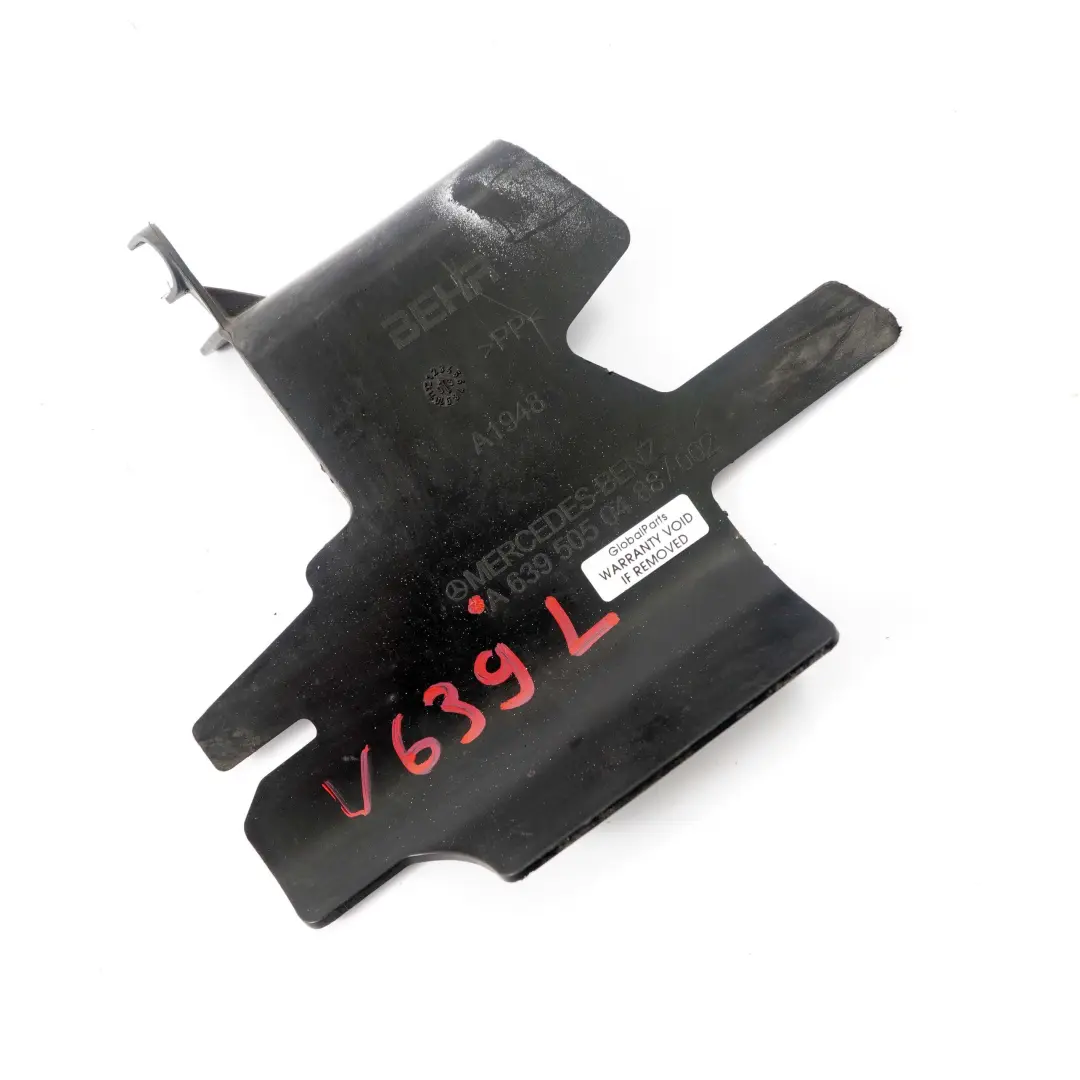 Mercedes Vito W639 Cooling Radiator Front Right O/S Supporting Bracket Holder - SKU A6395050488 - Part number A6395050488