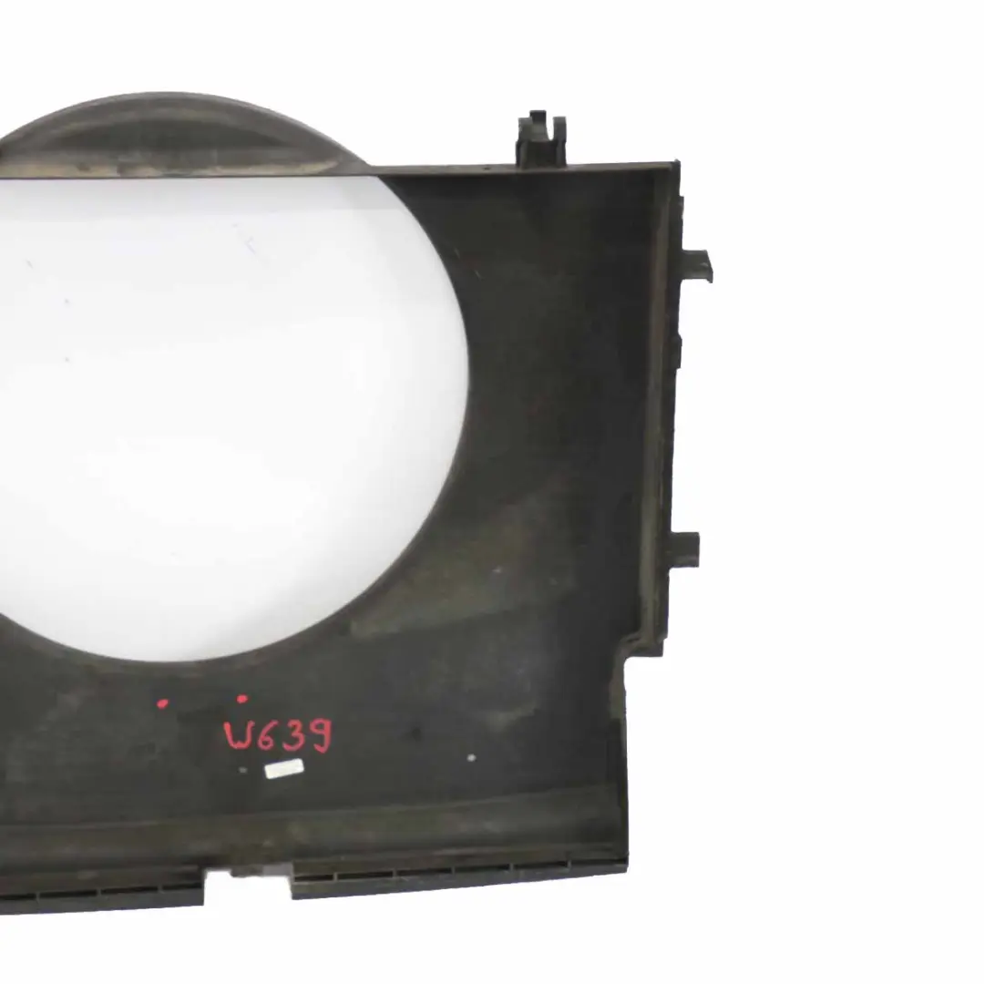 OM646 Cooling Radiator Fan Shroud Cover Frame to Mercedes Vito W639 with Part number A6395051255 Mercedes Vito W639 OM646 Cooling Radiator Fan Shroud Cover Frame - SKU A6395051255 - Part number A6395051255
