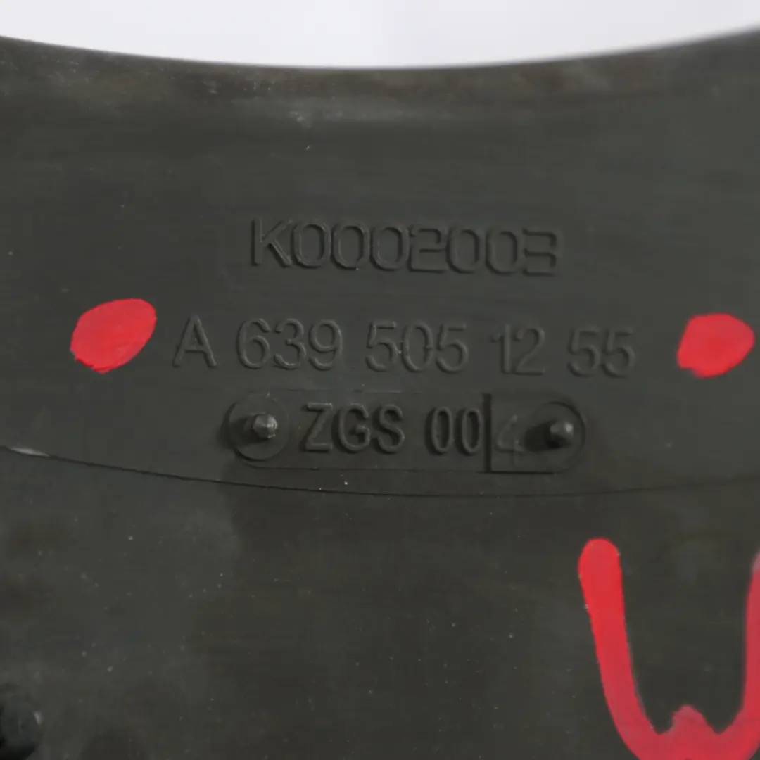 Mercedes Vito W639 OM646 Kühlung Kühler Lüfterhaube Abdeckung Rahmen - SKU A6395051255 - Teilenummer A6395051255