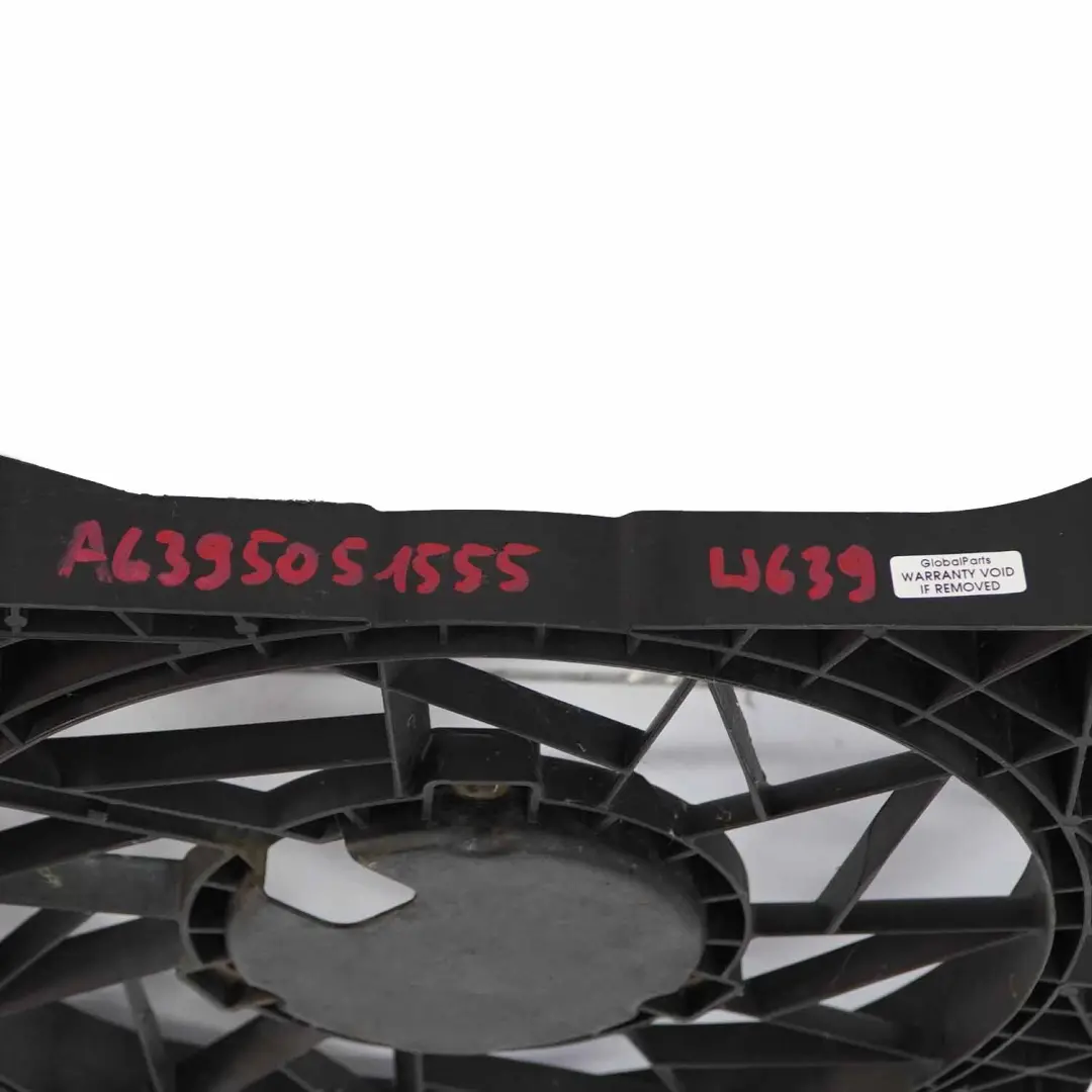 Mercedes Vito W639 Motor refrigeración ventilador radiador Cubierta Panel - SKU A6395051555 - Número de pieza A6395051555