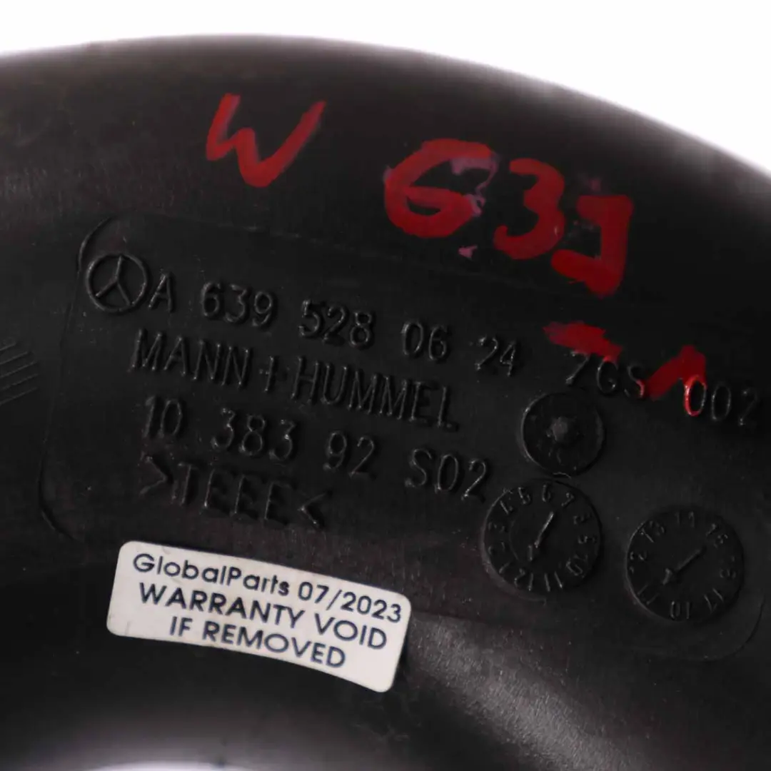 Tuyau d'aspiration Mercedes Vito W639 Tube d'aspiration d'air Diesel pour à propos du numéro de pièce A6395280624 Tuyau d'aspiration Mercedes Vito W639 Tube d'aspiration d'air Diesel - SKU A6395280624-1 - Numéro de pièce A6395280624