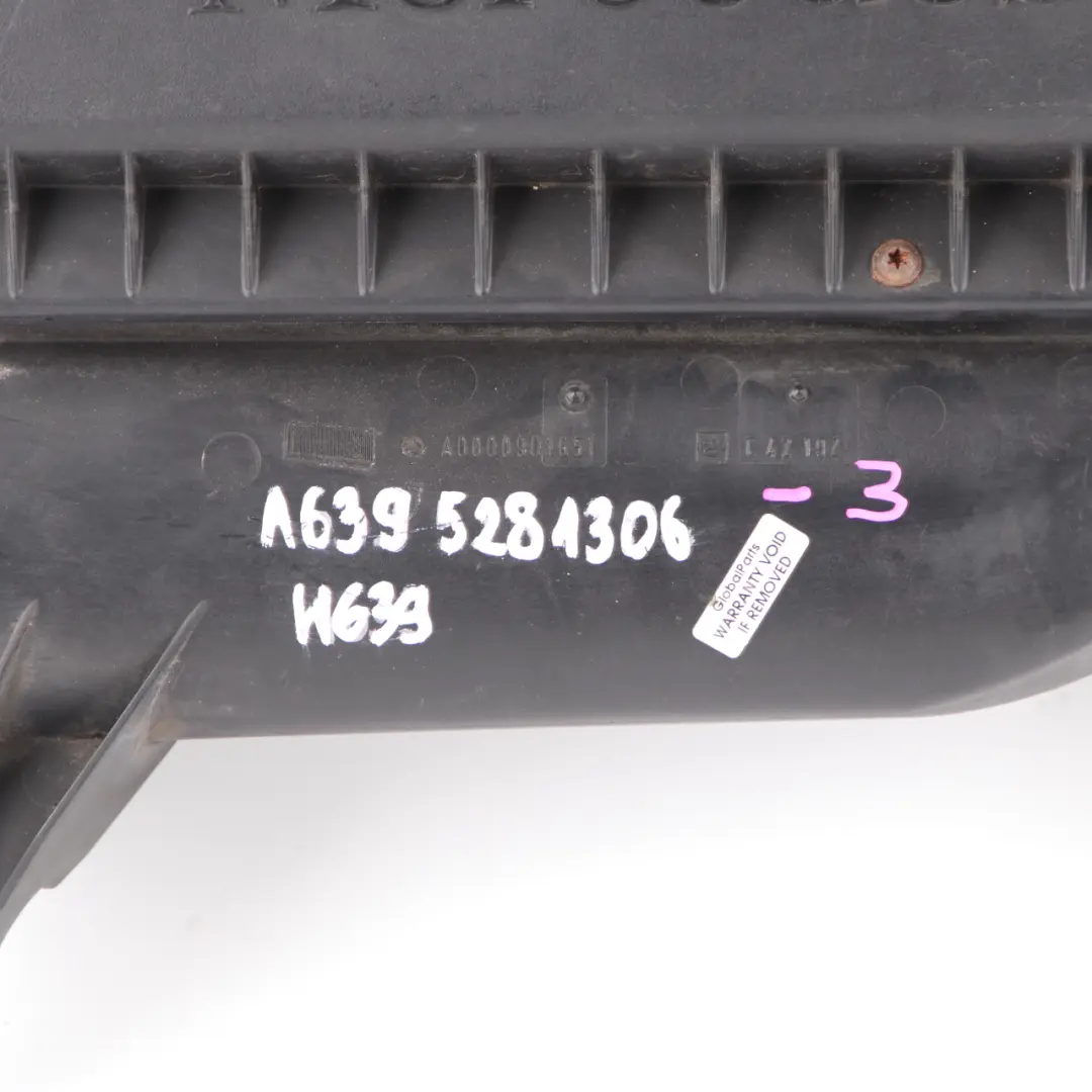 Intake Silencer Air Filter Housing Cover Diesel to Mercedes Vito W639 with Part number A6395281306 Mercedes Vito W639 Intake Silencer Air Filter Housing Cover Diesel - SKU A6395281306-3 - Part number A6395281306