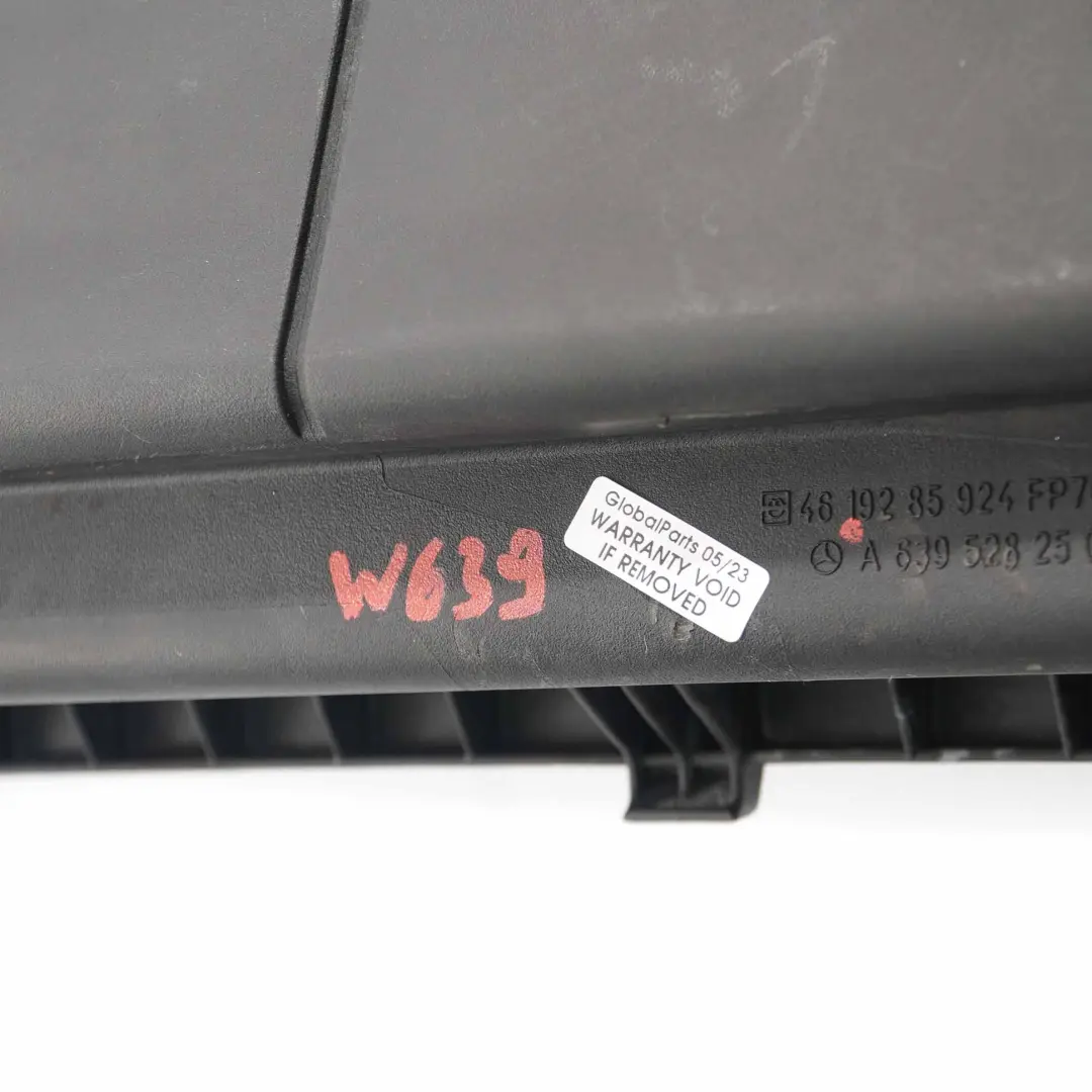 Caja Filtro Aire Carcasa silenciador para Mercedes Vito Viano W639 con número de pieza A6395282506 Mercedes Vito Viano W639 Caja Filtro Aire Carcasa silenciador - SKU A6395282506-1 - Número de pieza A6395282506