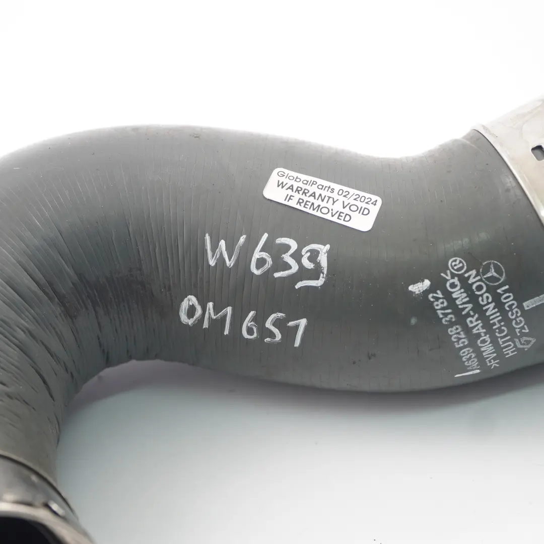 Mercedes Vito W639 Tuyau D'Air Turbo OM651 Diesel - SKU A6395282882 - Numéro de pièce A6395282882