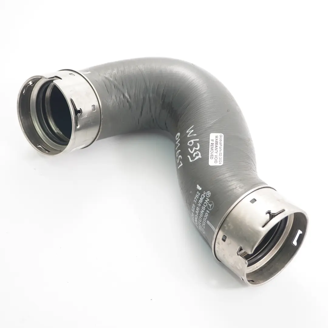 Mercedes Vito W639 Turbo Intercooler Tubo Flujo Aire OM651 Diesel - SKU A6395282882 - Número de pieza A6395282882