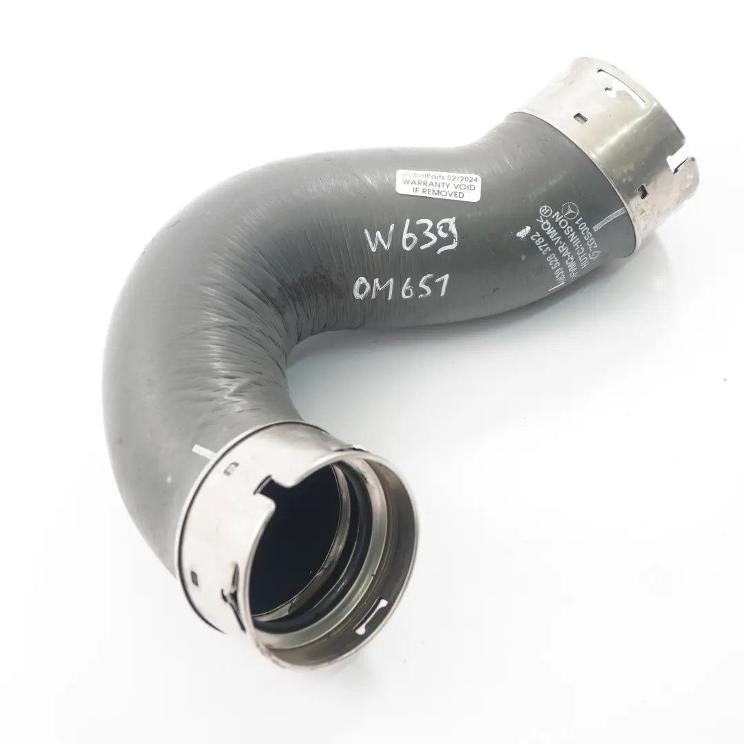 Tuyau D'Air Turbo OM651 Diesel pour Mercedes Vito W639 à propos du numéro de pièce A6395282882 Mercedes Vito W639 Tuyau D'Air Turbo OM651 Diesel - SKU A6395282882 - Numéro de pièce A6395282882