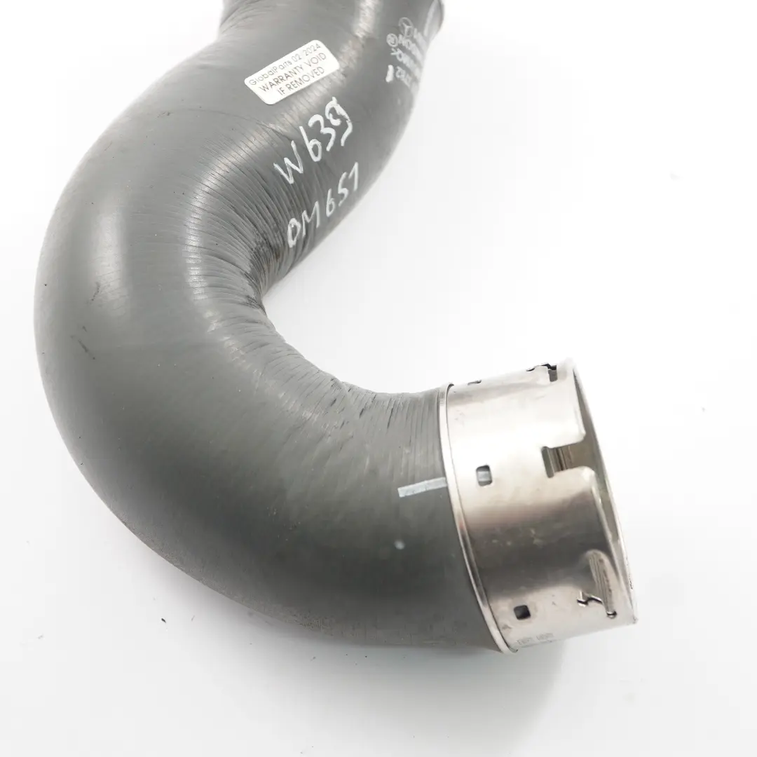 Mercedes Vito W639 Turbo Intercooler Air Flow Hose Pipe OM651 Diesel - SKU A6395282882 - Part number A6395282882