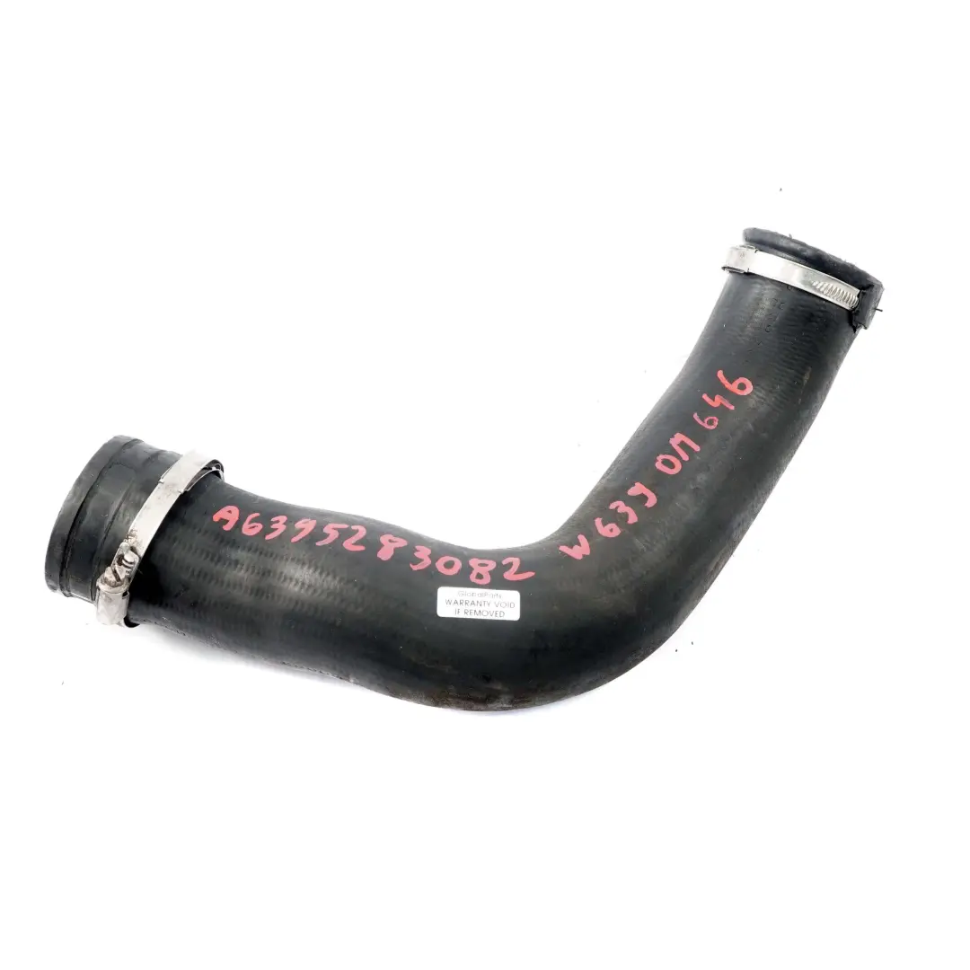 Mercedes W639 Tubo aspirazione aria OM646 Tubo carica intercooler - SKU A6395283082 - Numero di parte A6395283082