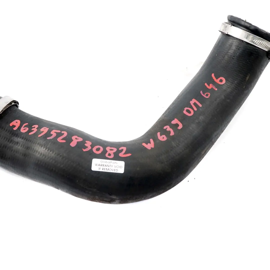 Mercedes W639 Air Intake Hose OM646 Intercooler Charge Pipe - SKU A6395283082 - Part number A6395283082