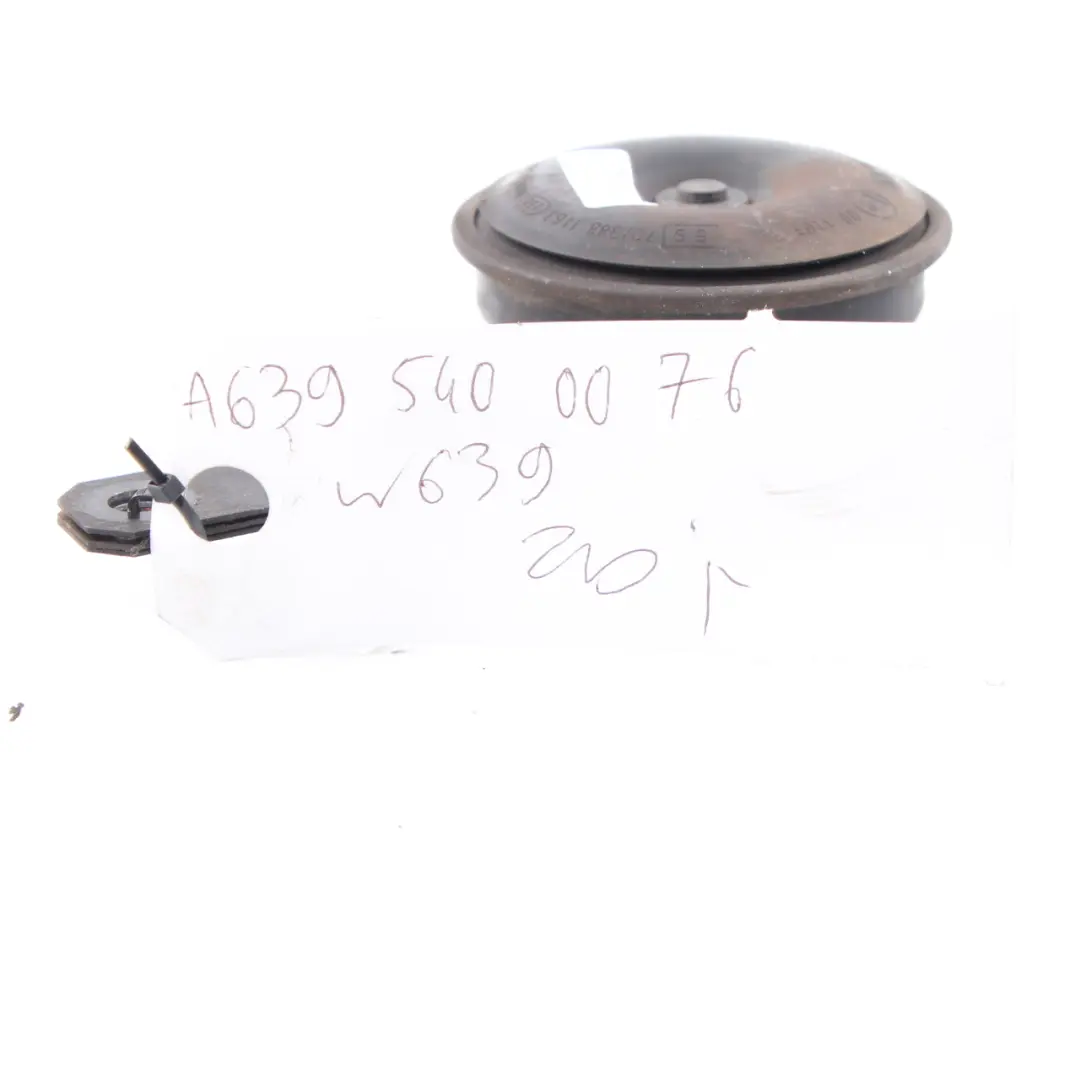 W903 Tone Horn Signal Fanfare to Mercedes W639 with Part number A6395400076 Mercedes W639 W903 Tone Horn Signal Fanfare - SKU A6395400076 - Part number A6395400076
