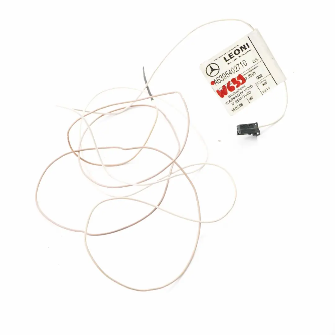 Key Reader Ignition Lock Cable Wiring Harness to Mercedes Vito W639 with Part number A6395402710 Mercedes Vito W639 Key Reader Ignition Lock Cable Wiring Harness - SKU A6395402710 - Part number A6395402710