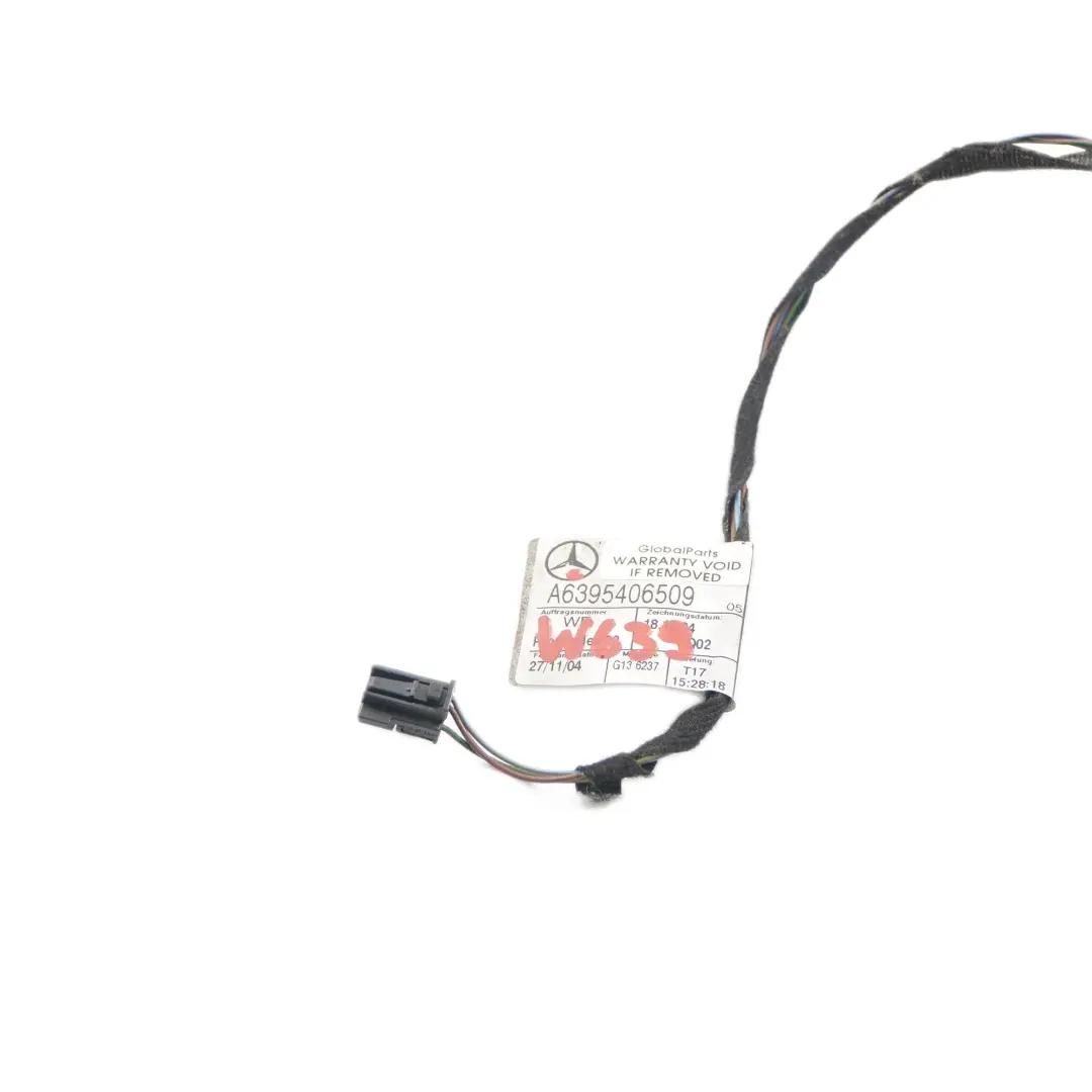 Mercedes Vito W639 Tür Kabelbaum Elektrisch Kabel - SKU A6395406509 - Teilenummer A6395406509