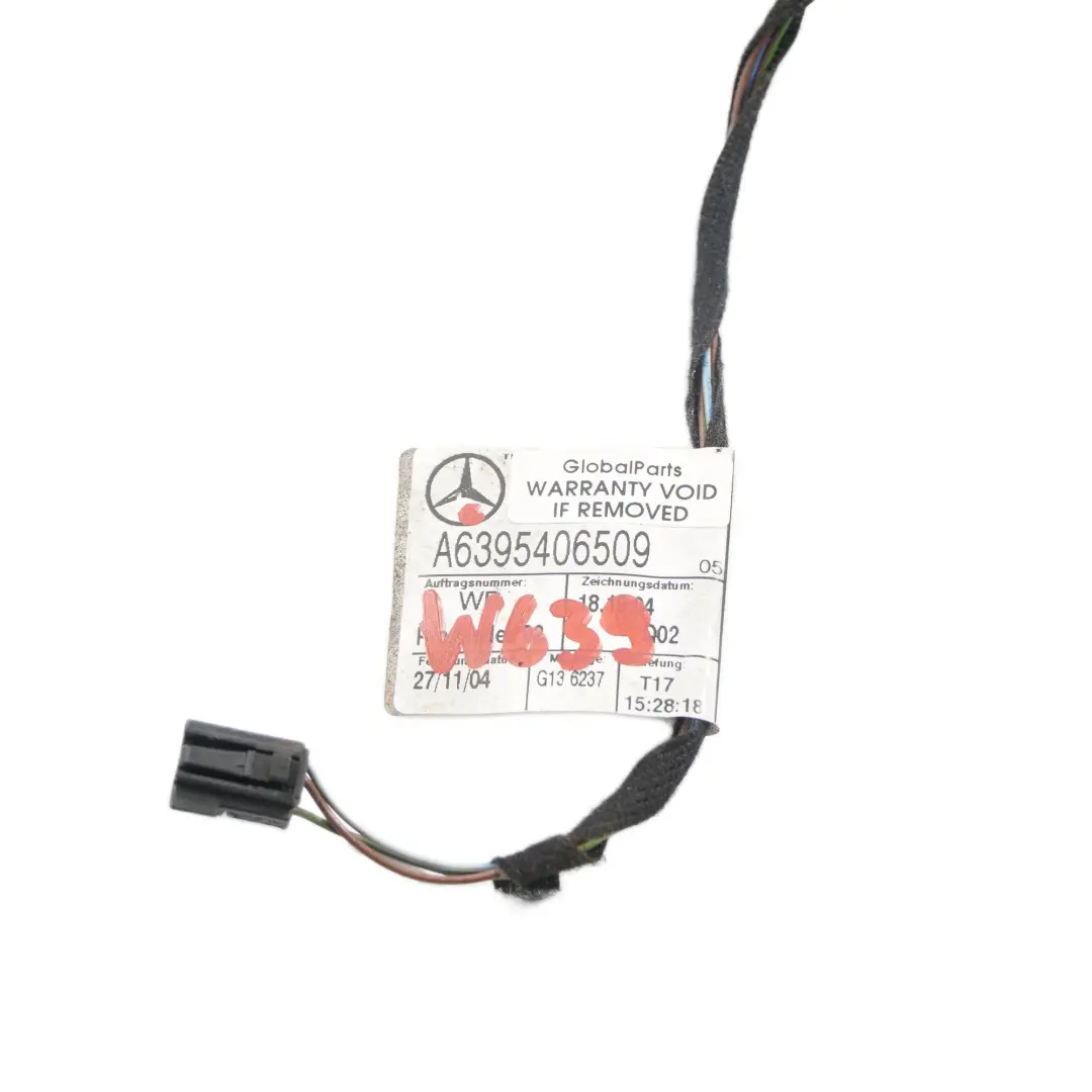 Porta Cablaggio Cable per Mercedes Vito W639 con numero di parte A6395406509 Mercedes Vito W639 Porta Cablaggio Cable - SKU A6395406509 - Numero di parte A6395406509