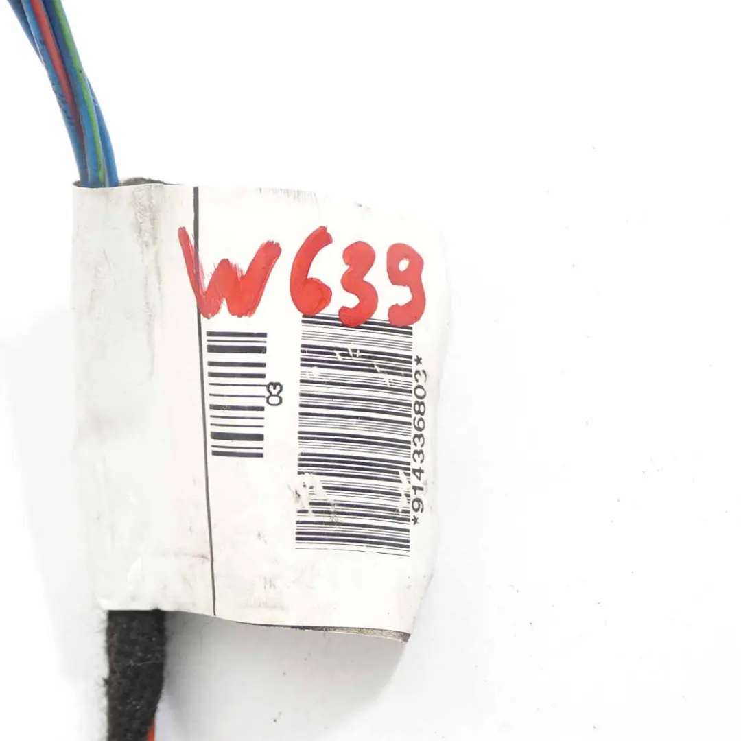  Cableado Mercedes W639 Cable Puerta Delantera Izquierda Derecha - SKU A6395406609 - Número de pieza A6395406609