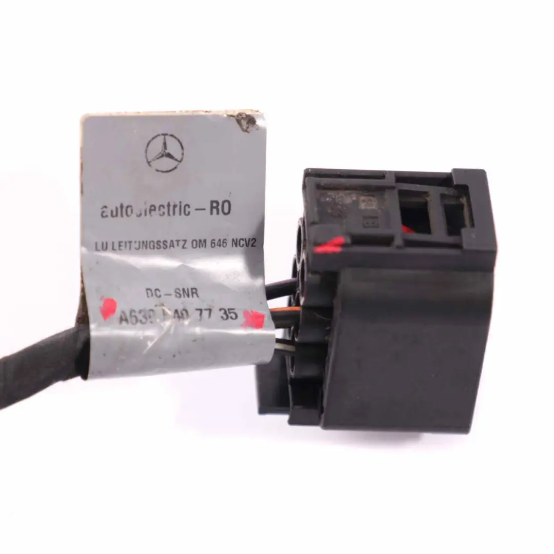 Mercedes Vito W639 OM646 Motore Diesel Cablaggio Cavo Loom Harness - SKU A6395407735 - Numero di parte A6395407735
