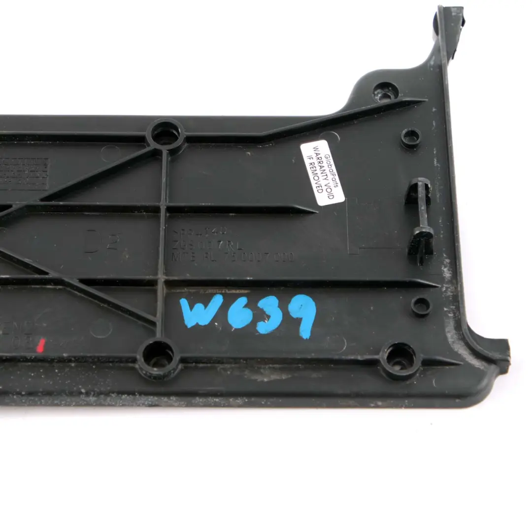 Mercedes-Benz Vito W639 Fuse Box Cover Cap Trim to with Part number A6395450203 Mercedes-Benz Vito W639 Fuse Box Cover Cap Trim - SKU A6395450203 - Part number A6395450203