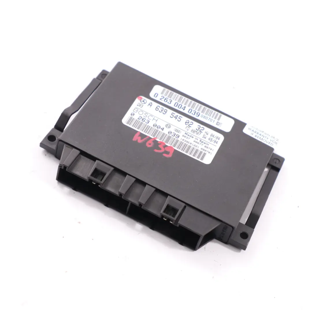 PDC Parking Distance Control Unit Module ECU to Mercedes Vito W639 with Part number A6395450232 Mercedes Vito W639 PDC Parking Distance Control Unit Module ECU - SKU A6395450232 - Part number A6395450232
