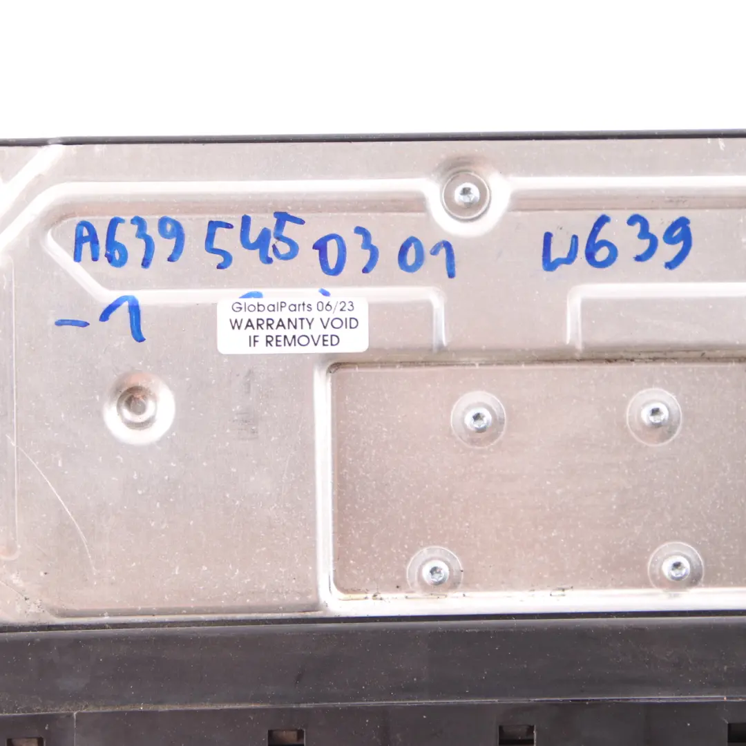 Mercedes W639 Caja Fusibles Relé Unidad Control Módulo Eléctrico SAM - SKU A6395450601-1 - Número de pieza A6395450601