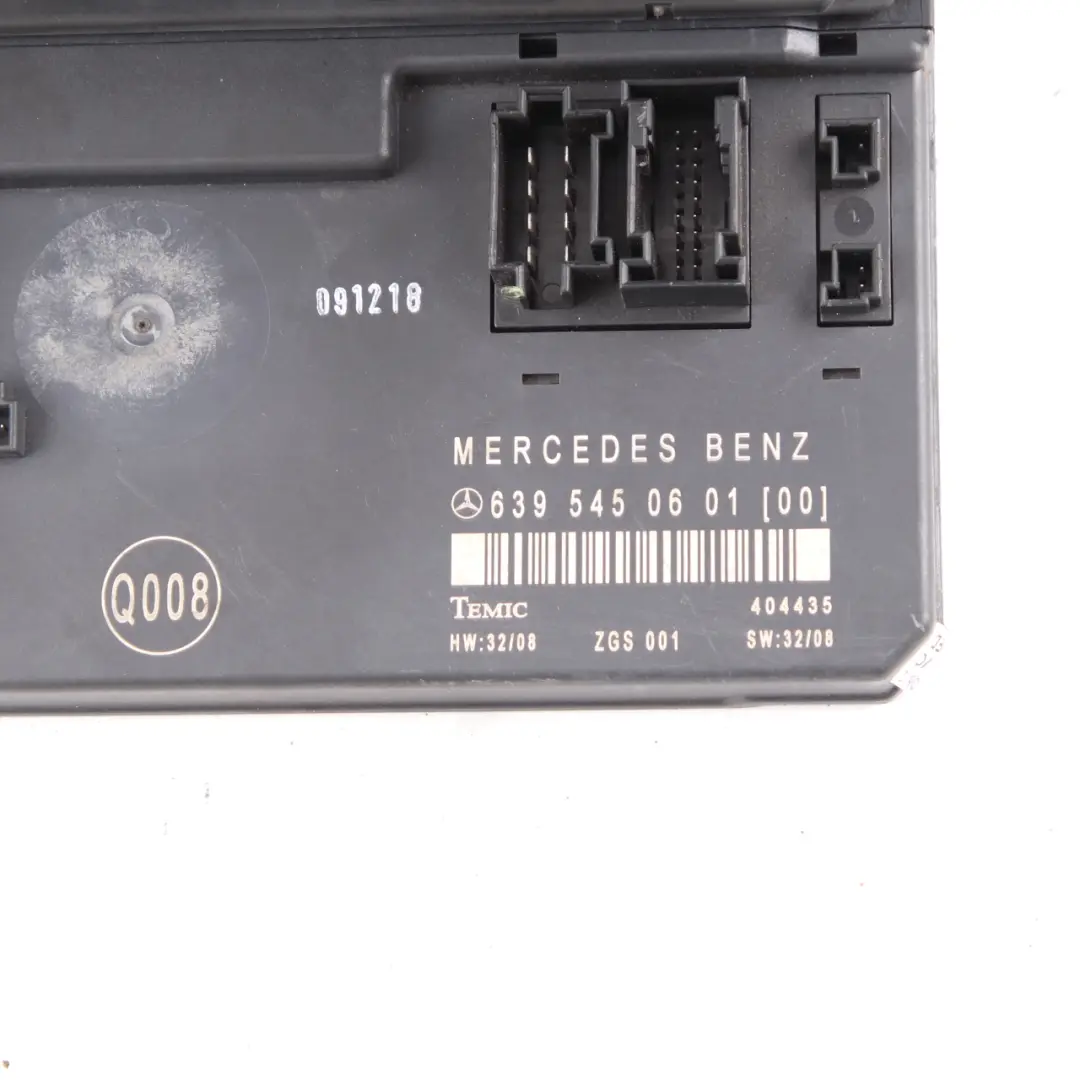 Mercedes W639 Fuse Box Relay Control Unit Electric Module SAM - SKU A6395450601-1 - Part number A6395450601