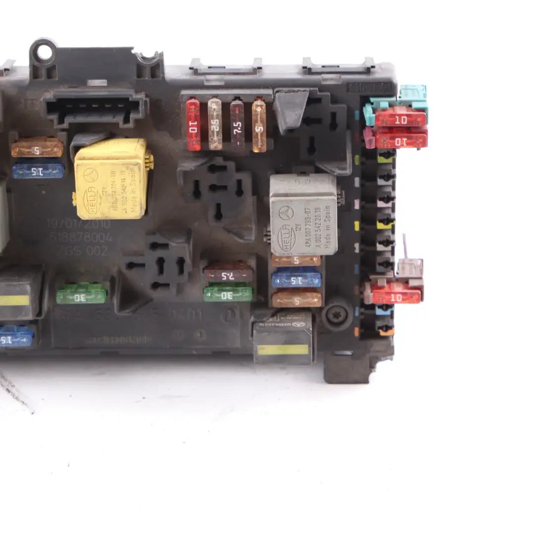 Mercedes W639 Caja Fusibles Relé Unidad Control Módulo Eléctrico SAM - SKU A6395450601-1 - Número de pieza A6395450601