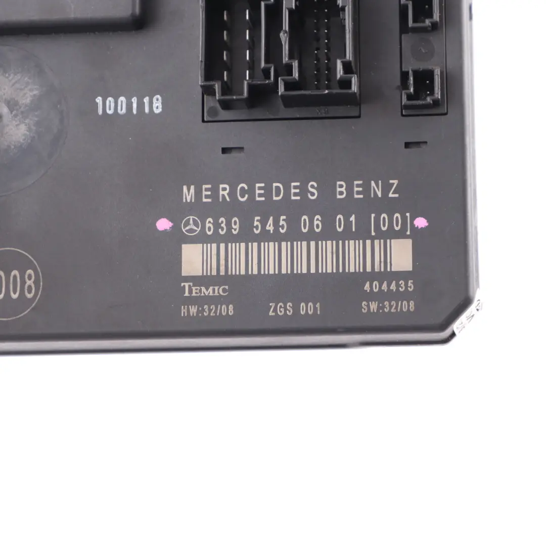 Mercedes Vito W639 Modulo SAM Unità Di Controllo Elettrico - SKU A6395450601 - Numero di parte A6395450601