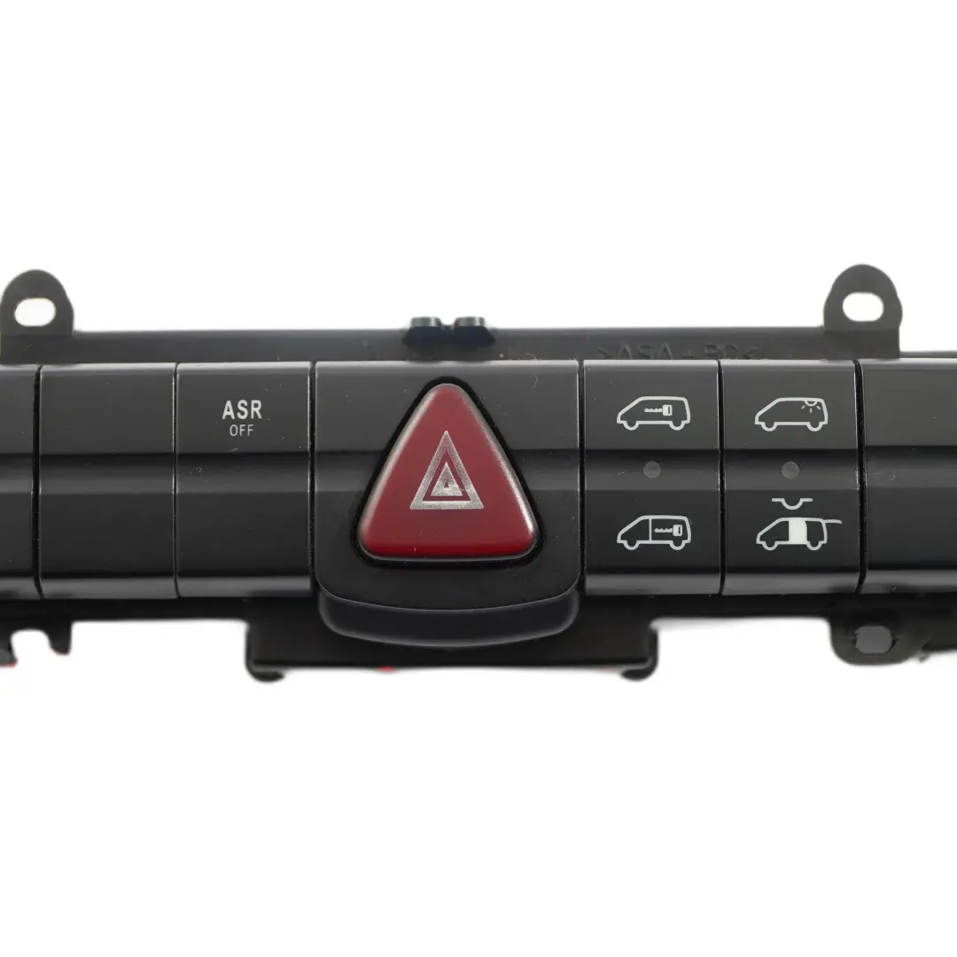Center Hazard ASR Locking Light Control Switch Panel to Mercedes Vito W639 with Part number A6395454407 Mercedes Vito W639 Center Hazard ASR Locking Light Control Switch Panel - SKU A6395454407 - Part number A6395454407