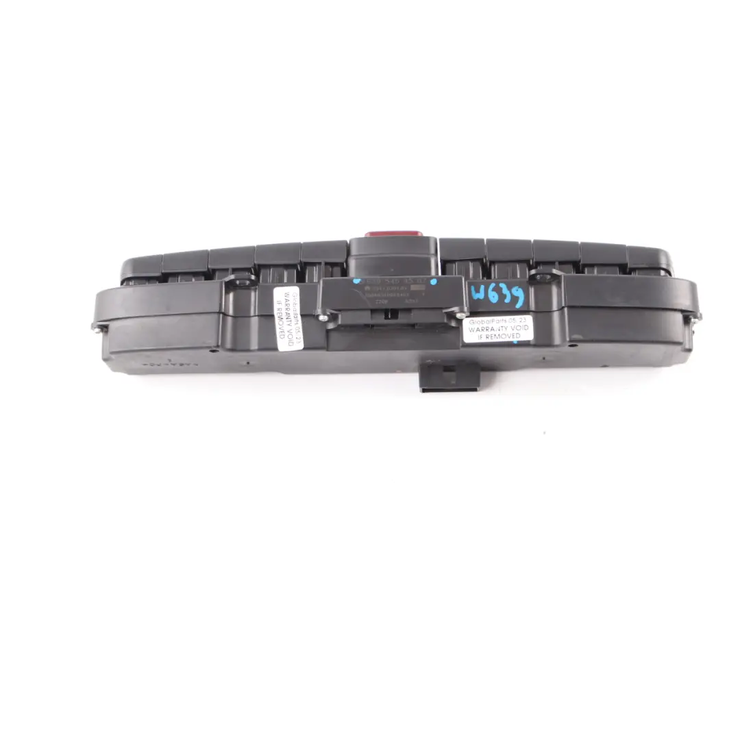 Mercedes W639 Panel Interruptores Salpicadero Hazard Lock ASR Botón - SKU A6395454507 - Número de pieza A6395454507